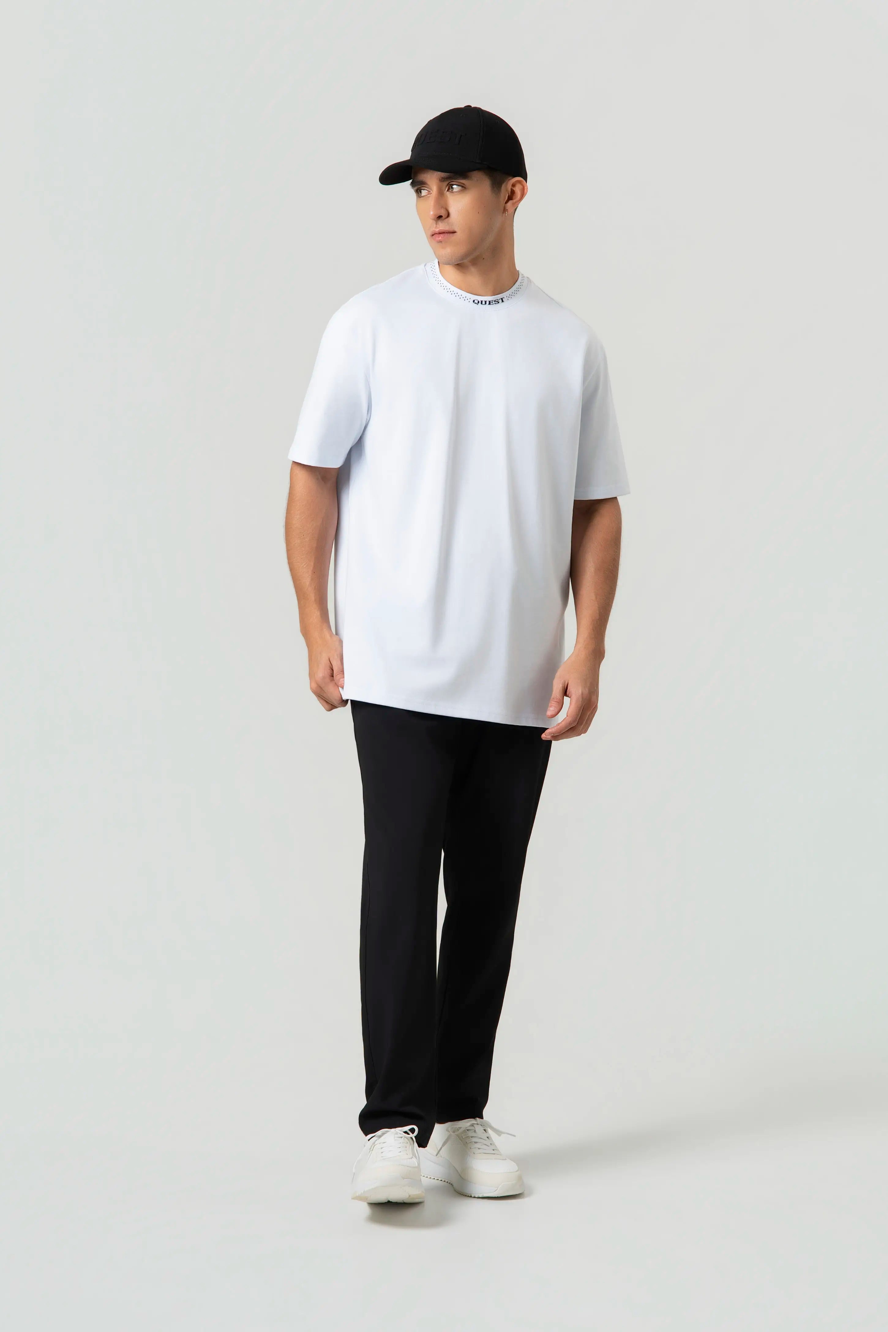 CAMISETA MANGA CORTA COLOR BLANCO BLANCO
