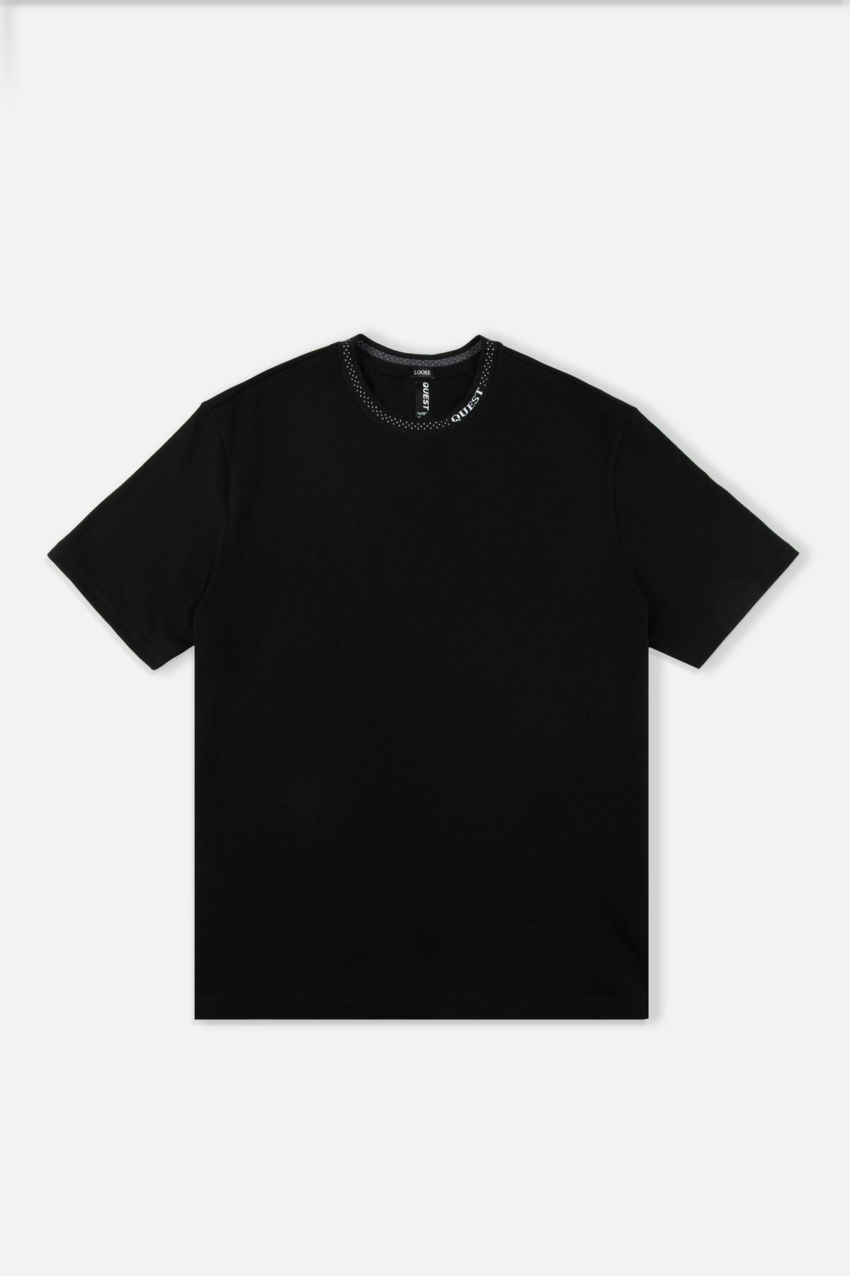 CAMISETA MANGA CORTA COLOR NEGRO
