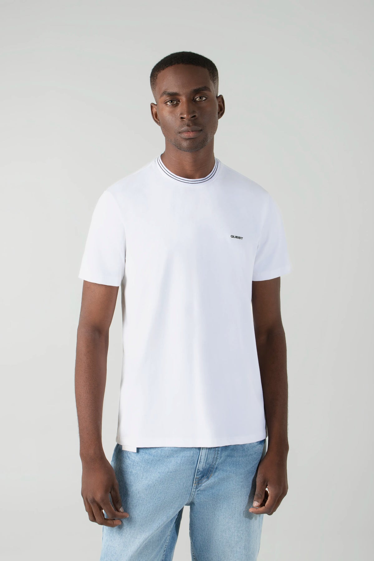 CAMISETA MANGA CORTA COLOR BLANCO