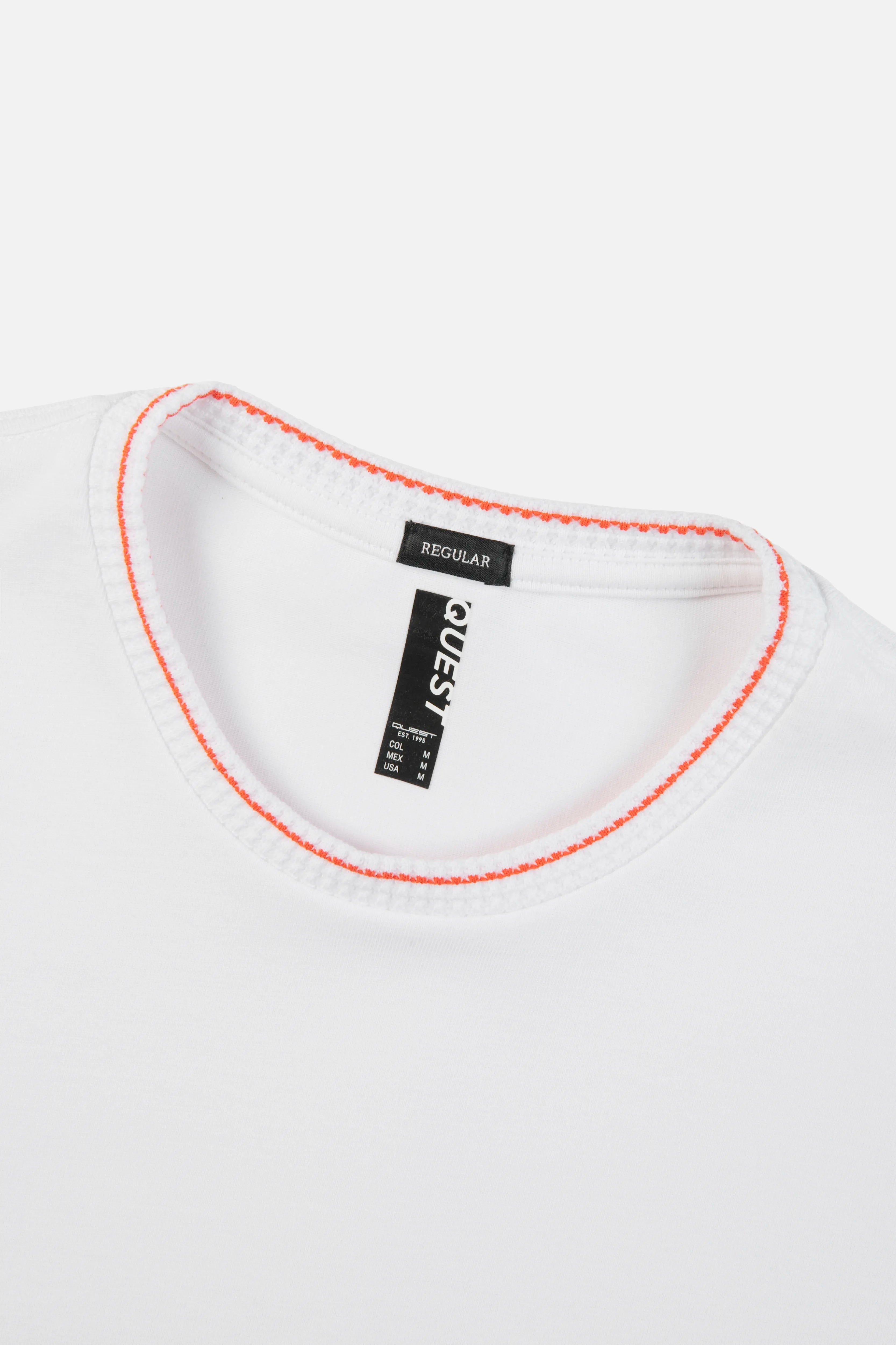 CAMISETA MANGA CORTA COLOR BLANCO
