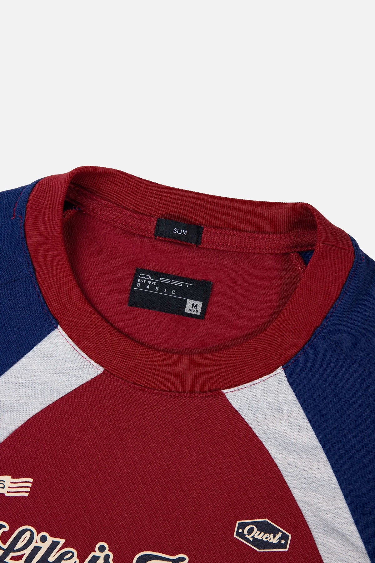 CAMISETA MANGA CORTA COLOR ROJO PIEDRA