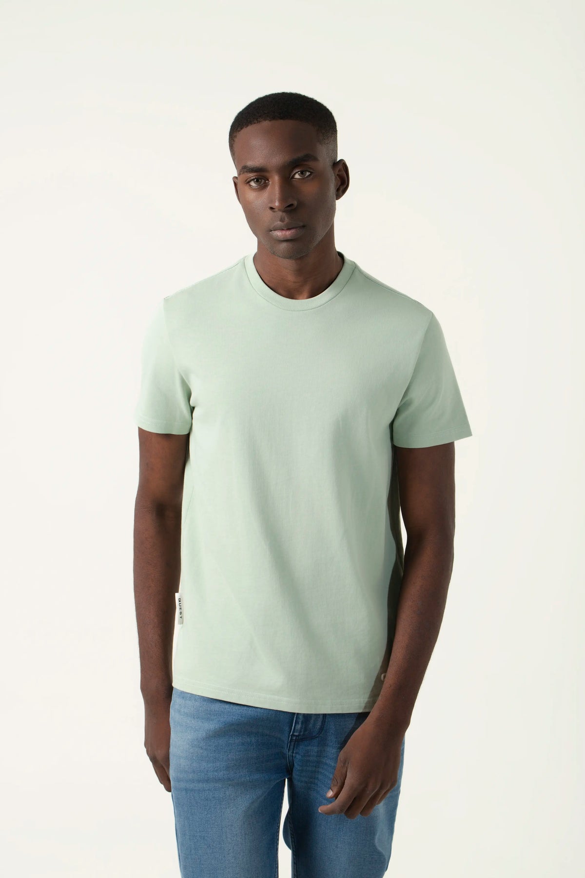 CAMISETA MANGA CORTA COLOR FROSTY GREEN