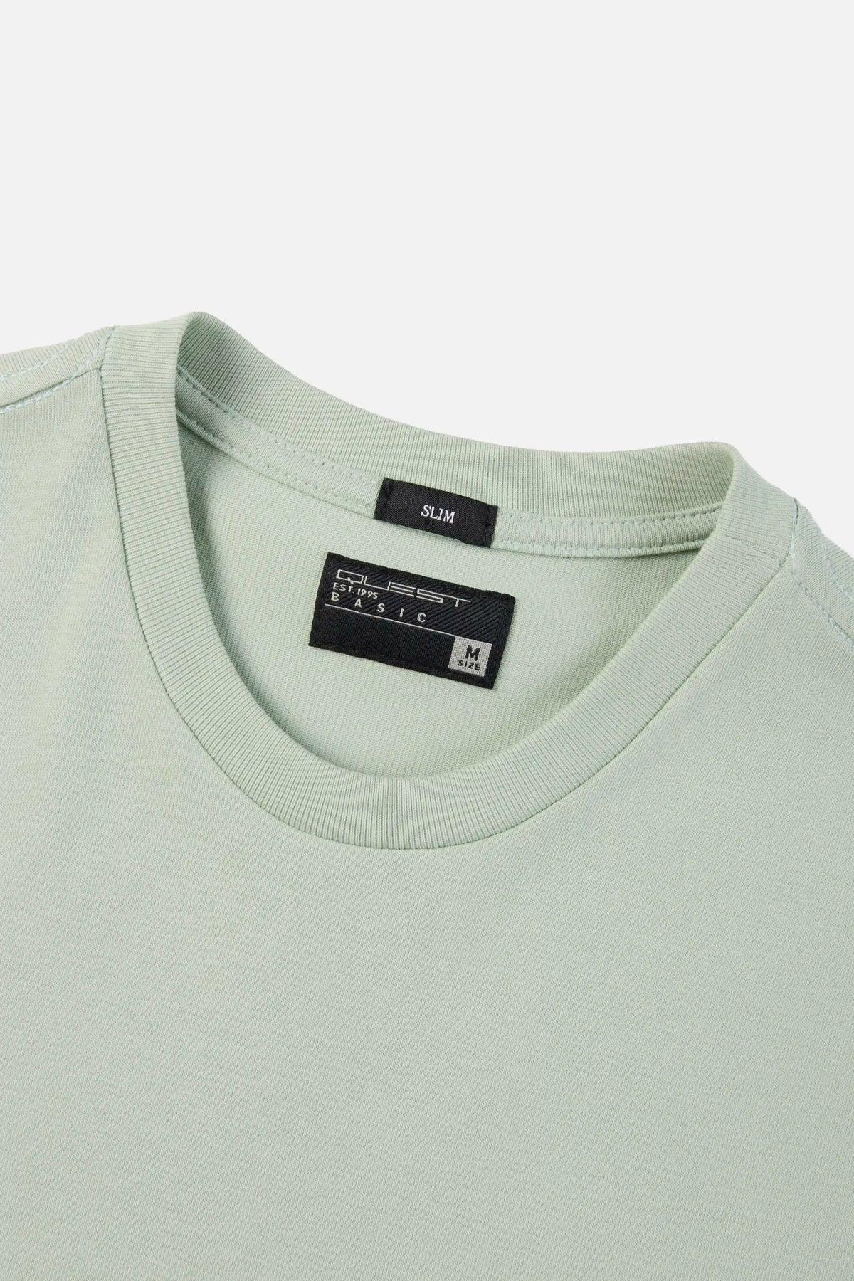 CAMISETA MANGA CORTA COLOR FROSTY GREEN