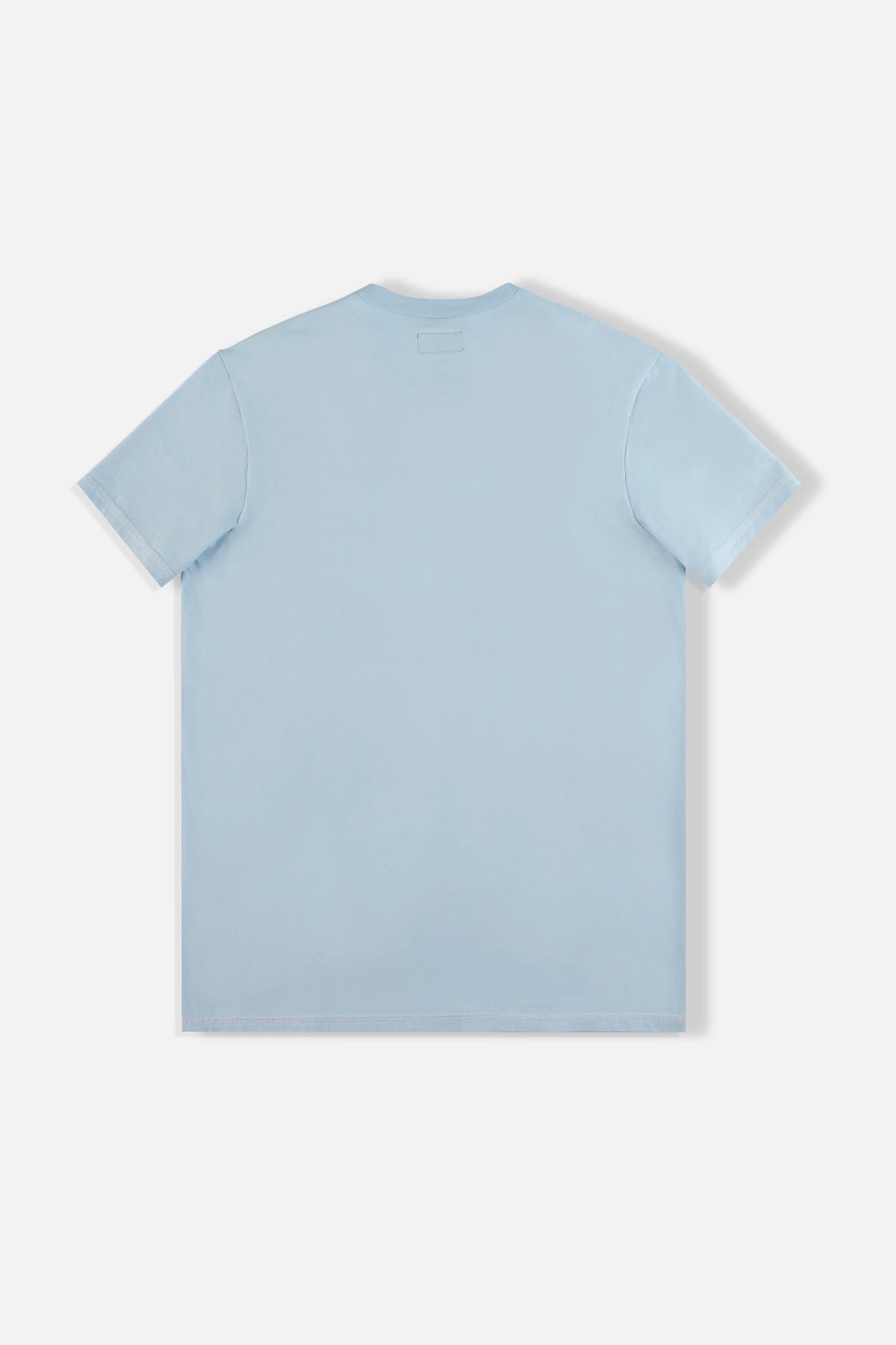 CAMISETA MANGA CORTA COLOR AZUL CHAMBRAY