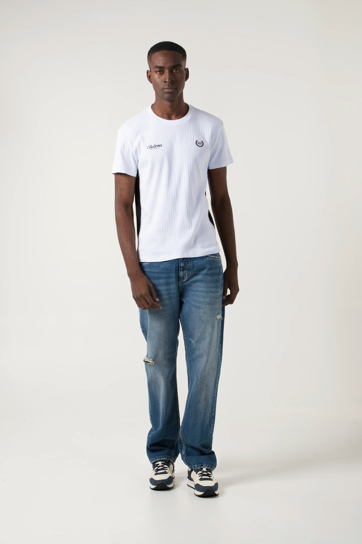 CAMISETA MANGA CORTA COLOR BLANCO OPTICO