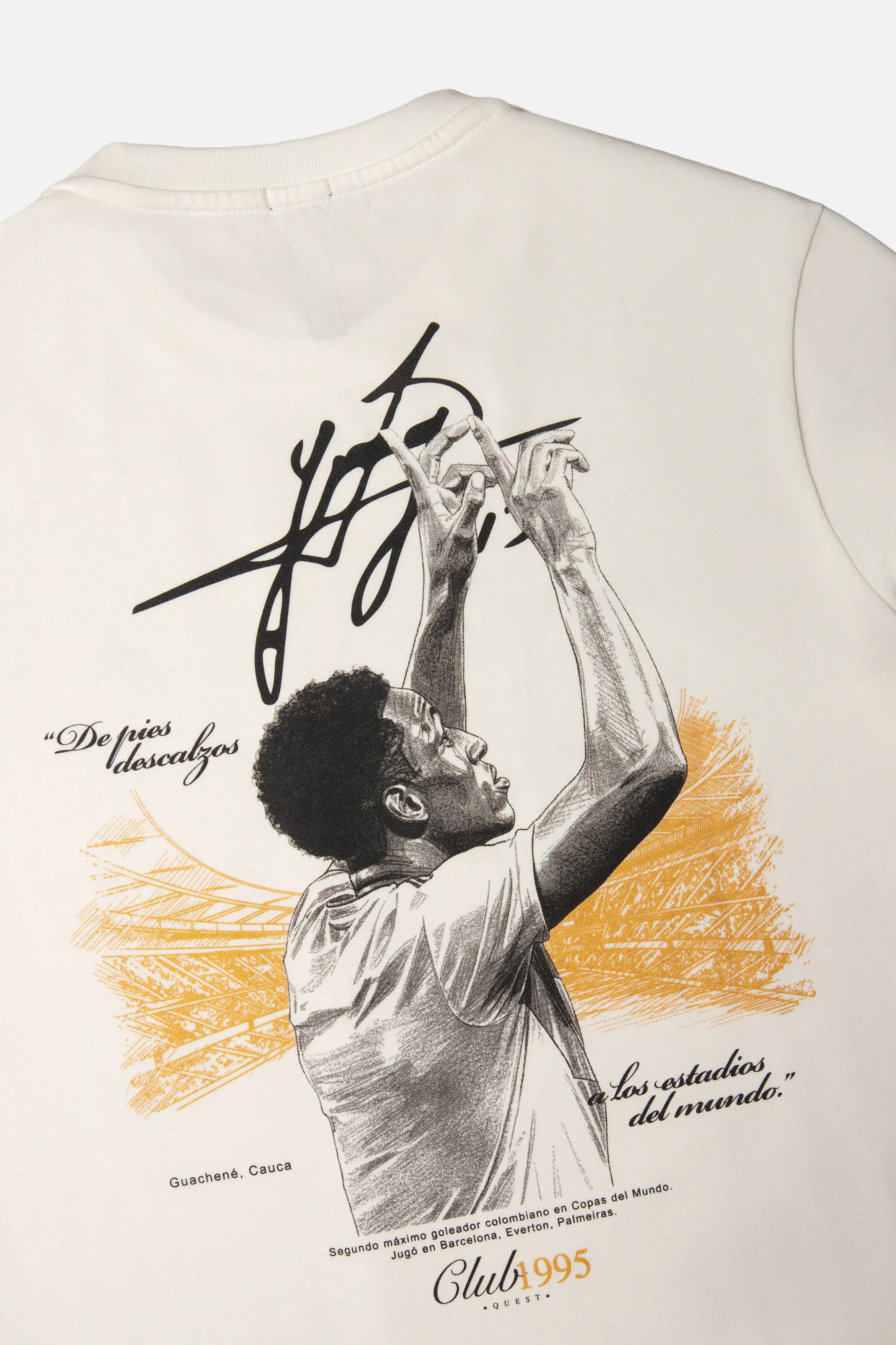 CAMISETA YERRY MINA MANGA CORTA COLOR IVORY