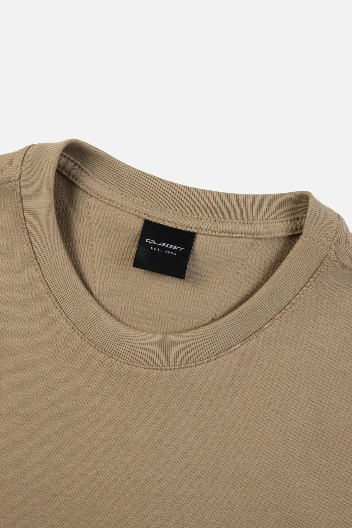 CAMISETA MANGA CORTA COLOR CHINCHILLA
