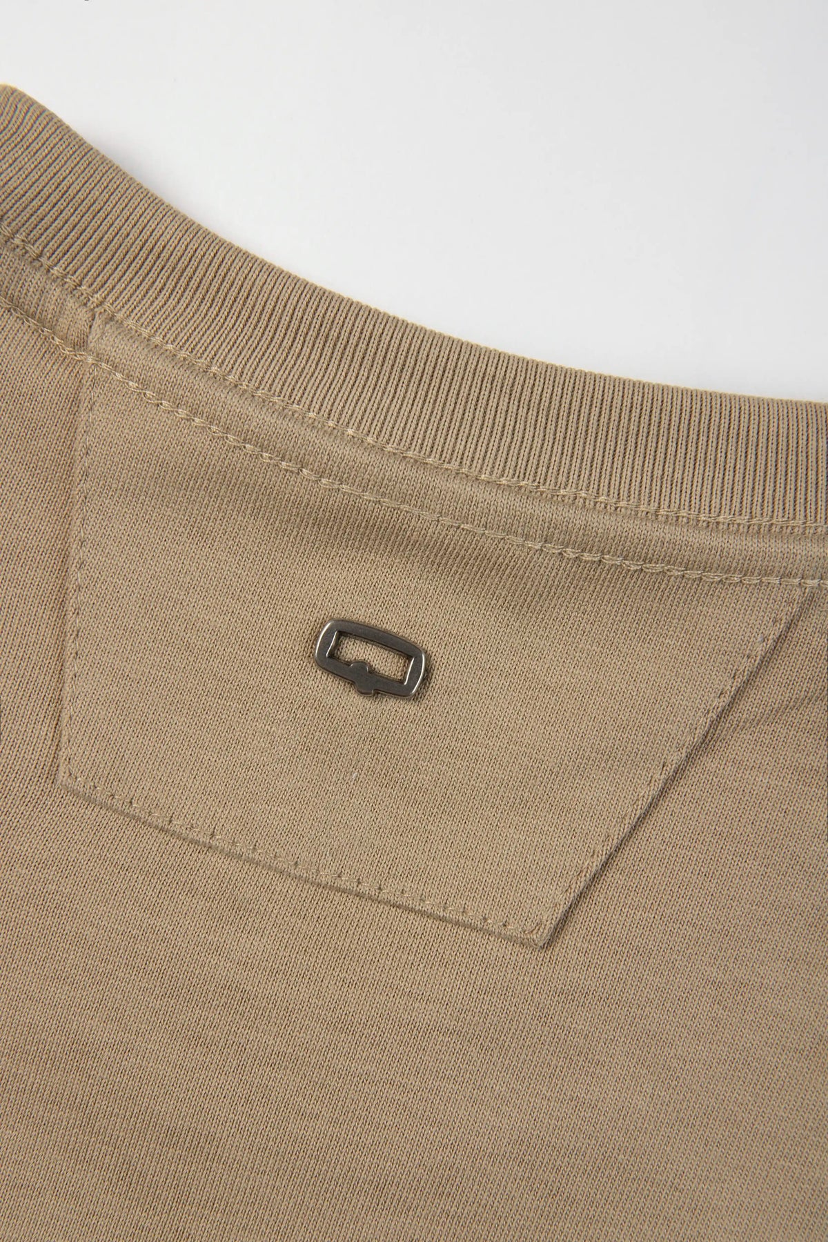 CAMISETA MANGA CORTA COLOR CHINCHILLA