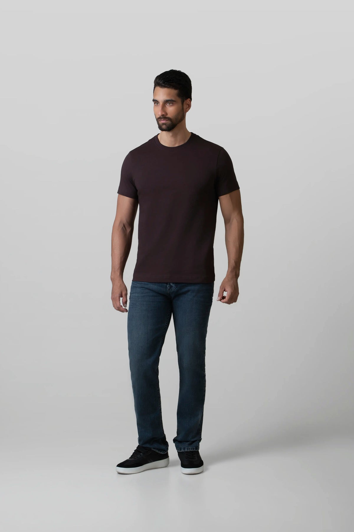 CAMISETA MANGA CORTA COLOR CHOCOLATE PLUM