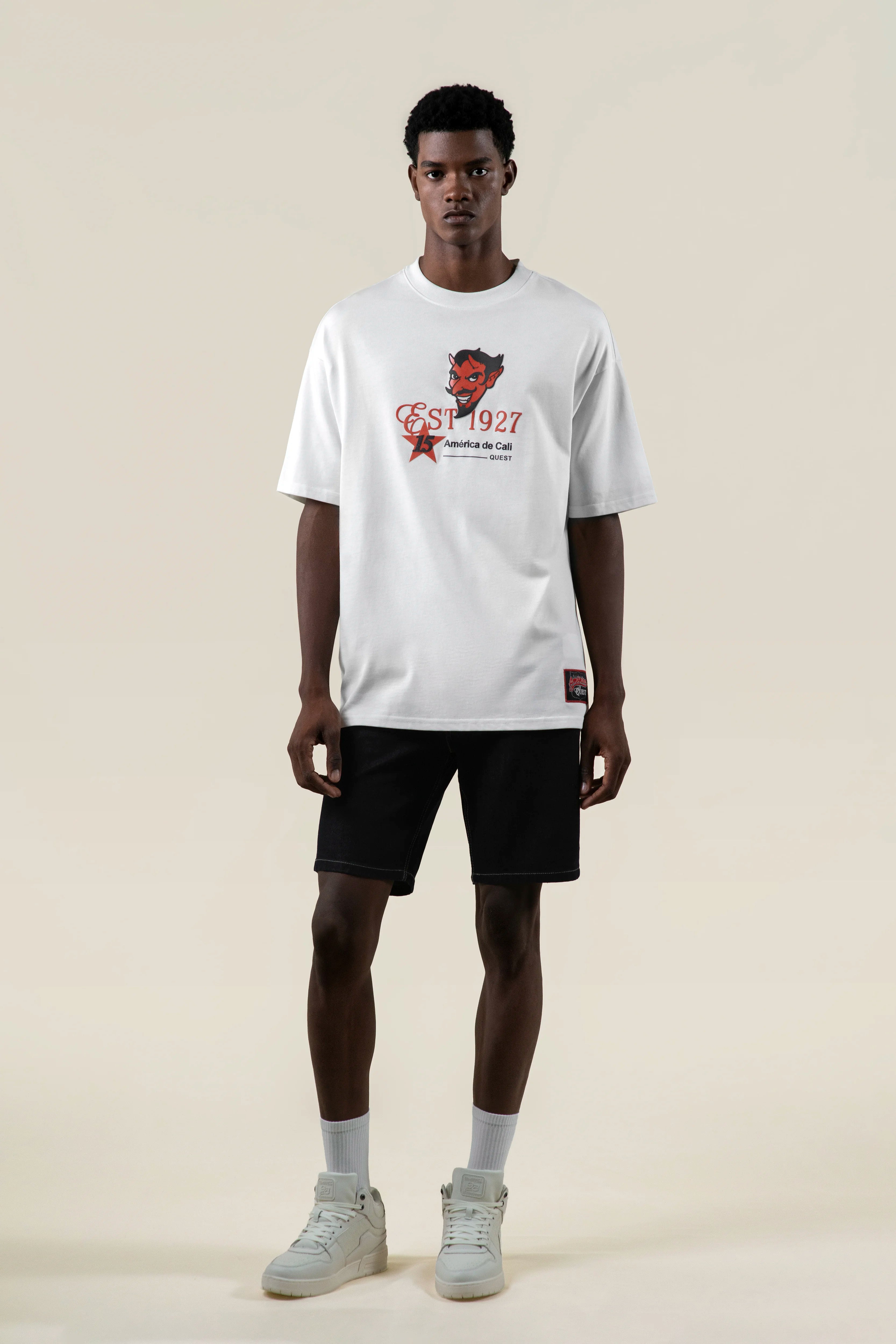 CAMISETA OVERSIZE COLOR IVORY