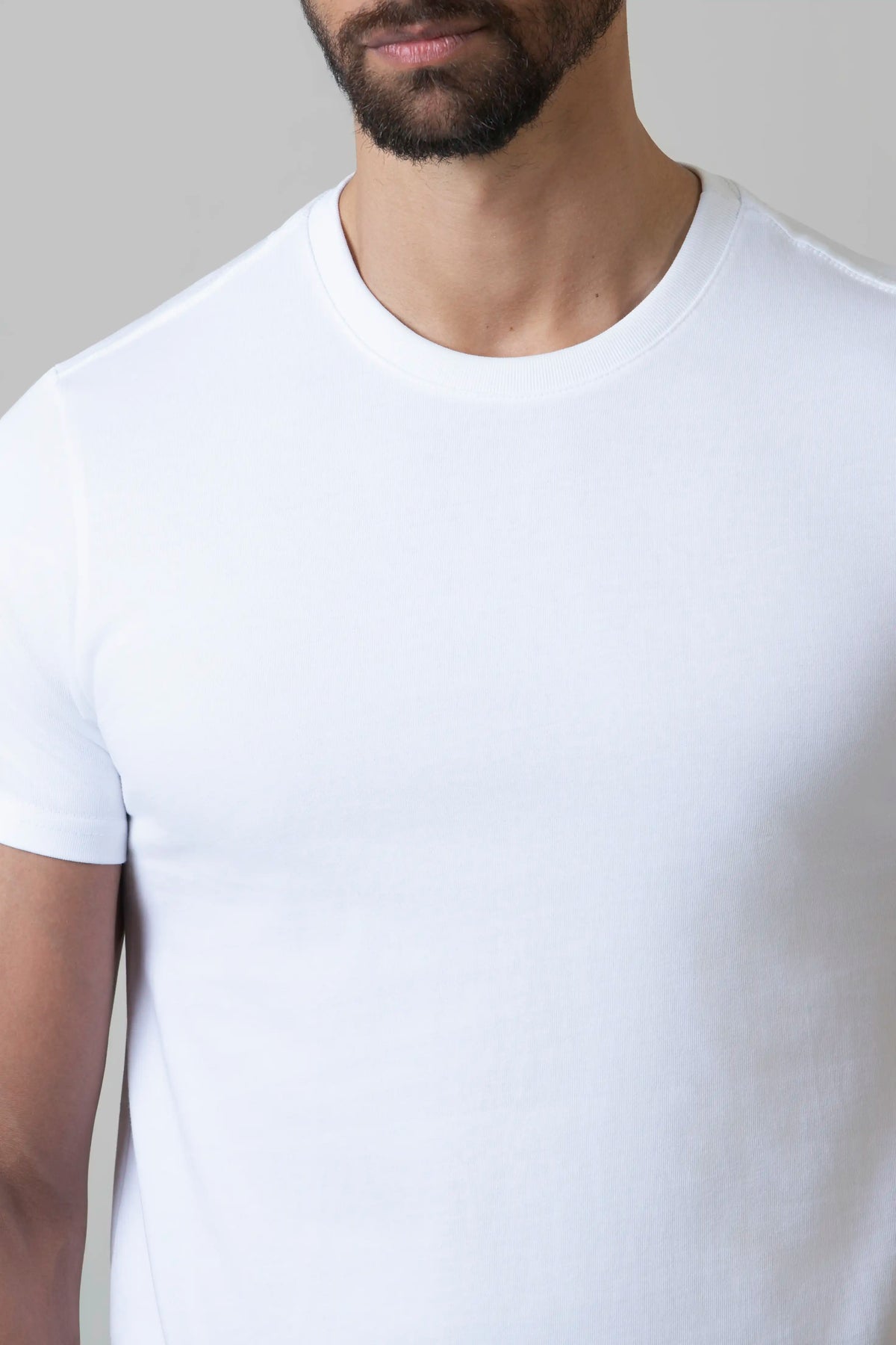 CAMISETA MANGA CORTA COLOR BLANCO BLANCO