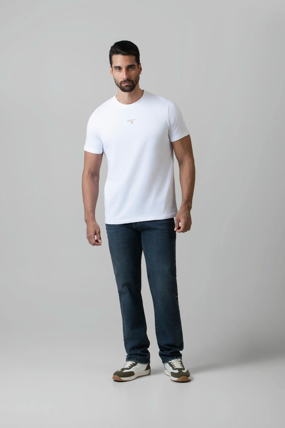CAMISETA MANGA CORTA COLOR BLANCO BLANCO