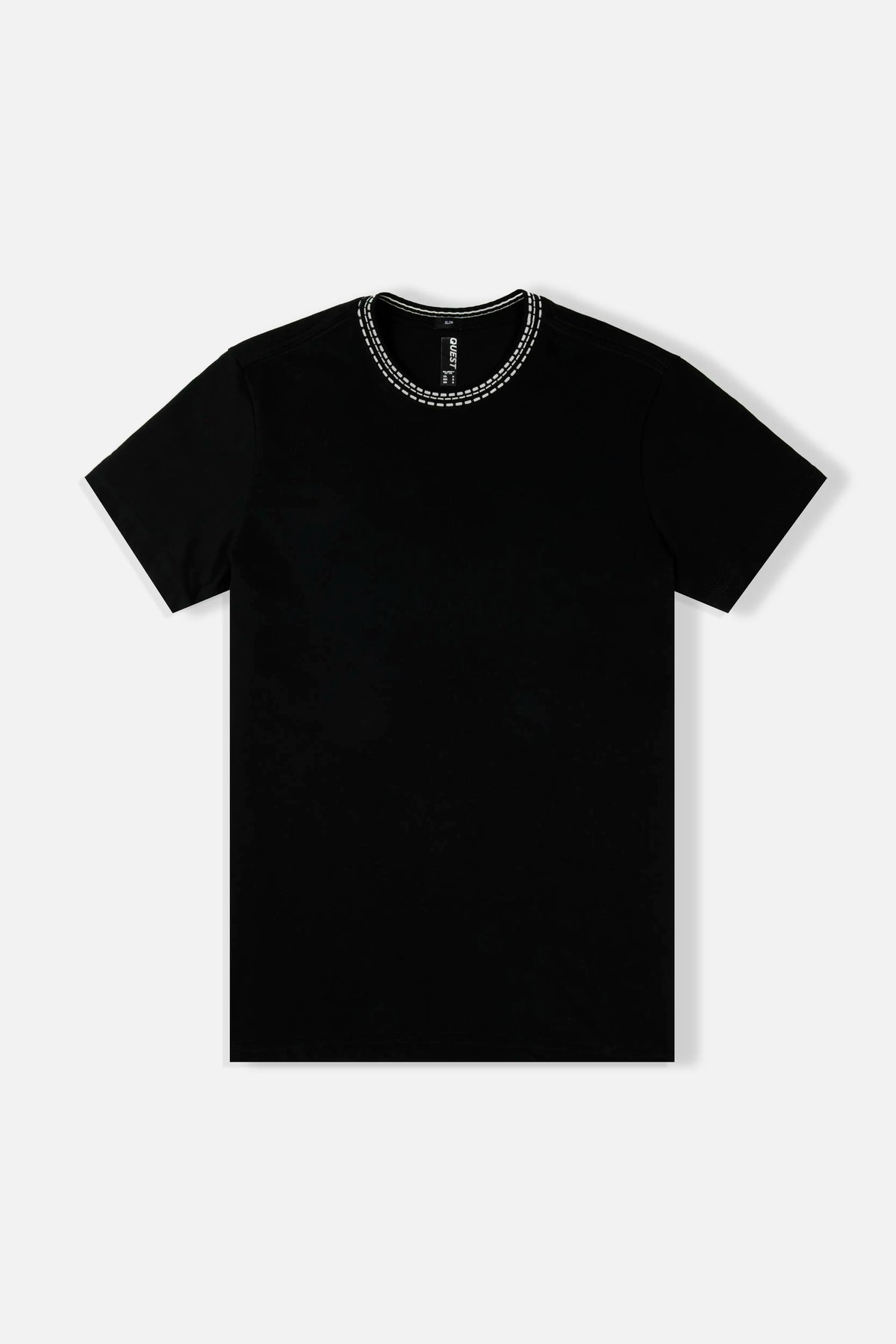CAMISETA MANGA CORTA COLOR NEGRO