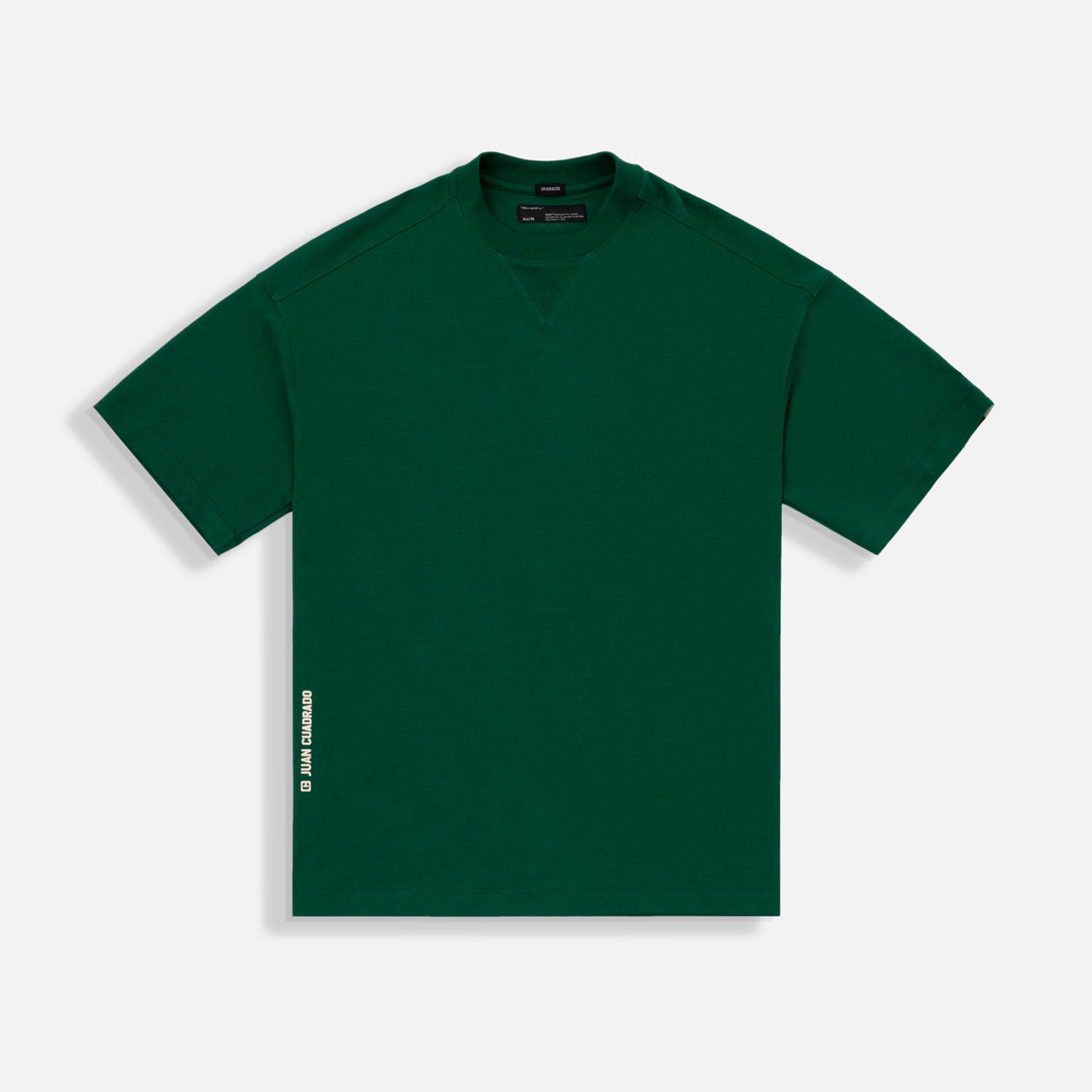 CAMISETA MANGA CORTA COLOR VERDE PRADERA