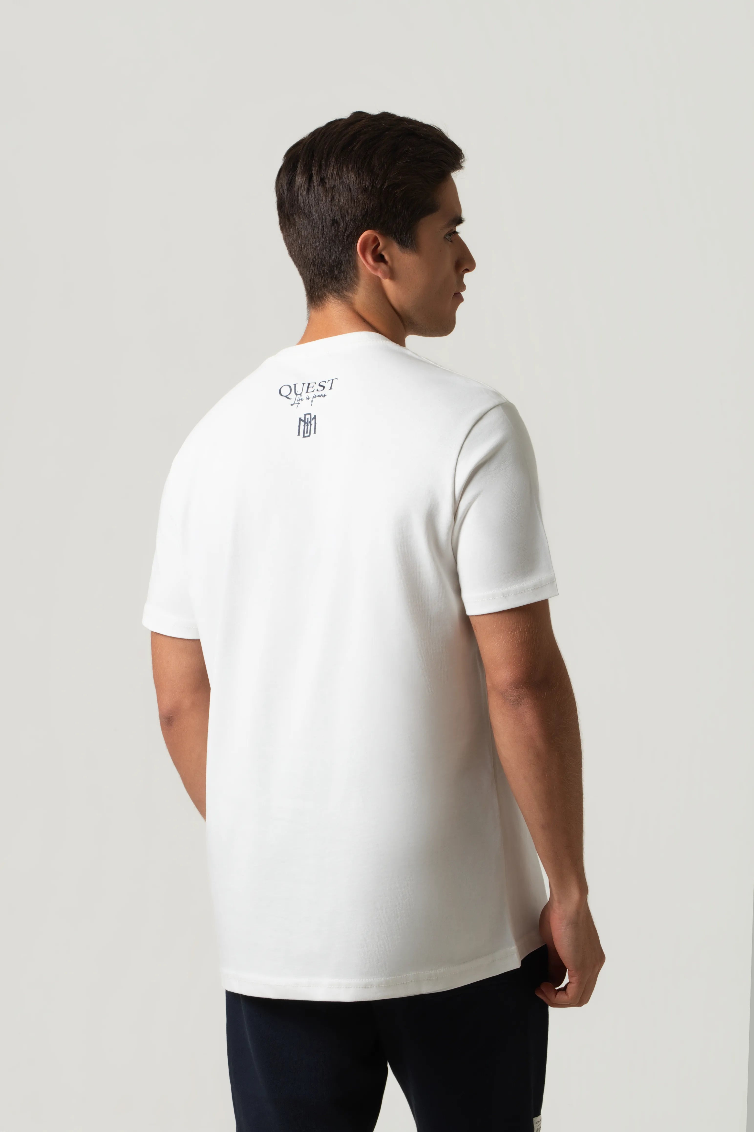 CAMISETA MANGA CORTA COLOR IVORY