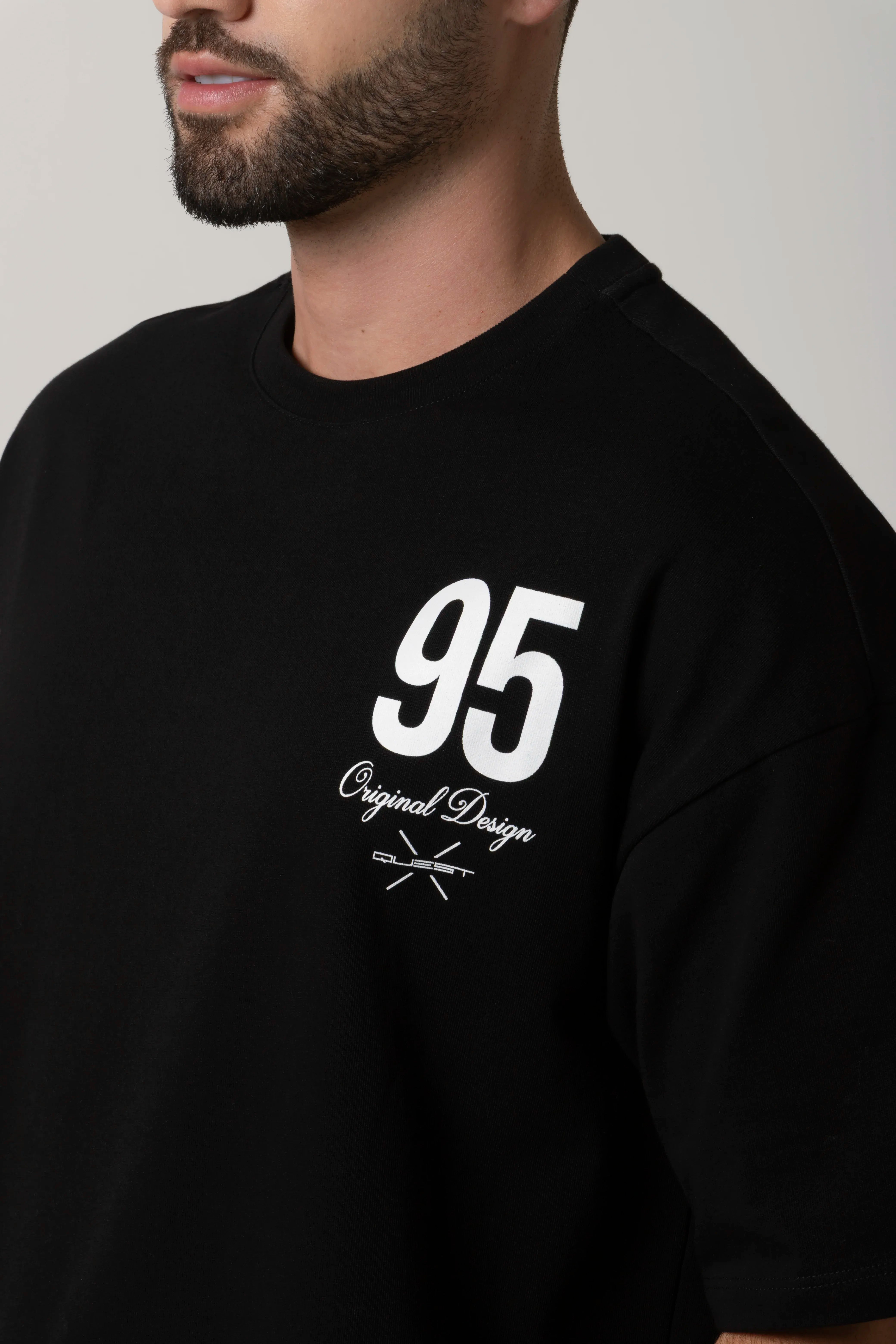 CAMISETA MANGA CORTA COLOR NEGRO