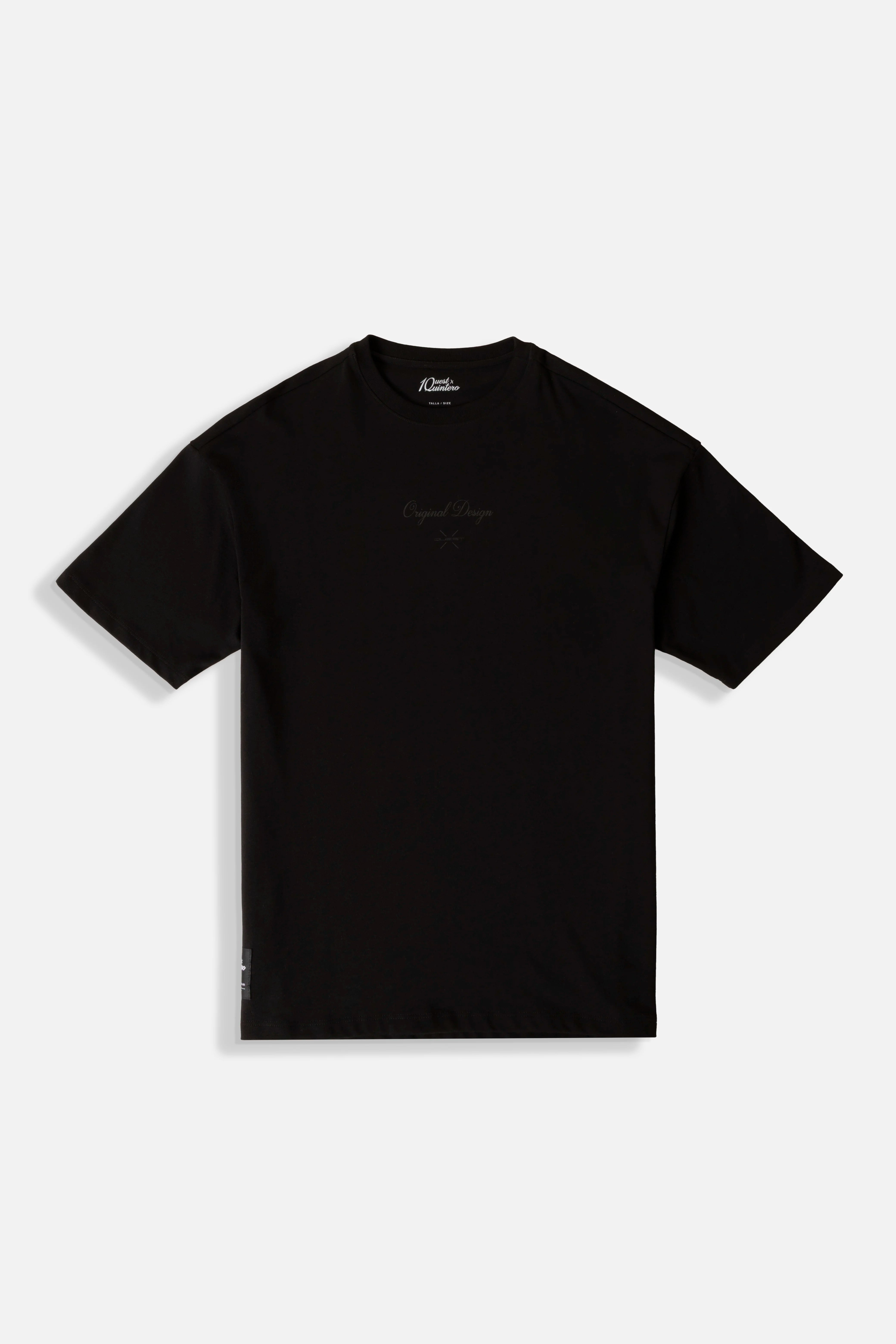 CAMISETA MANGA CORTA COLOR NEGRO