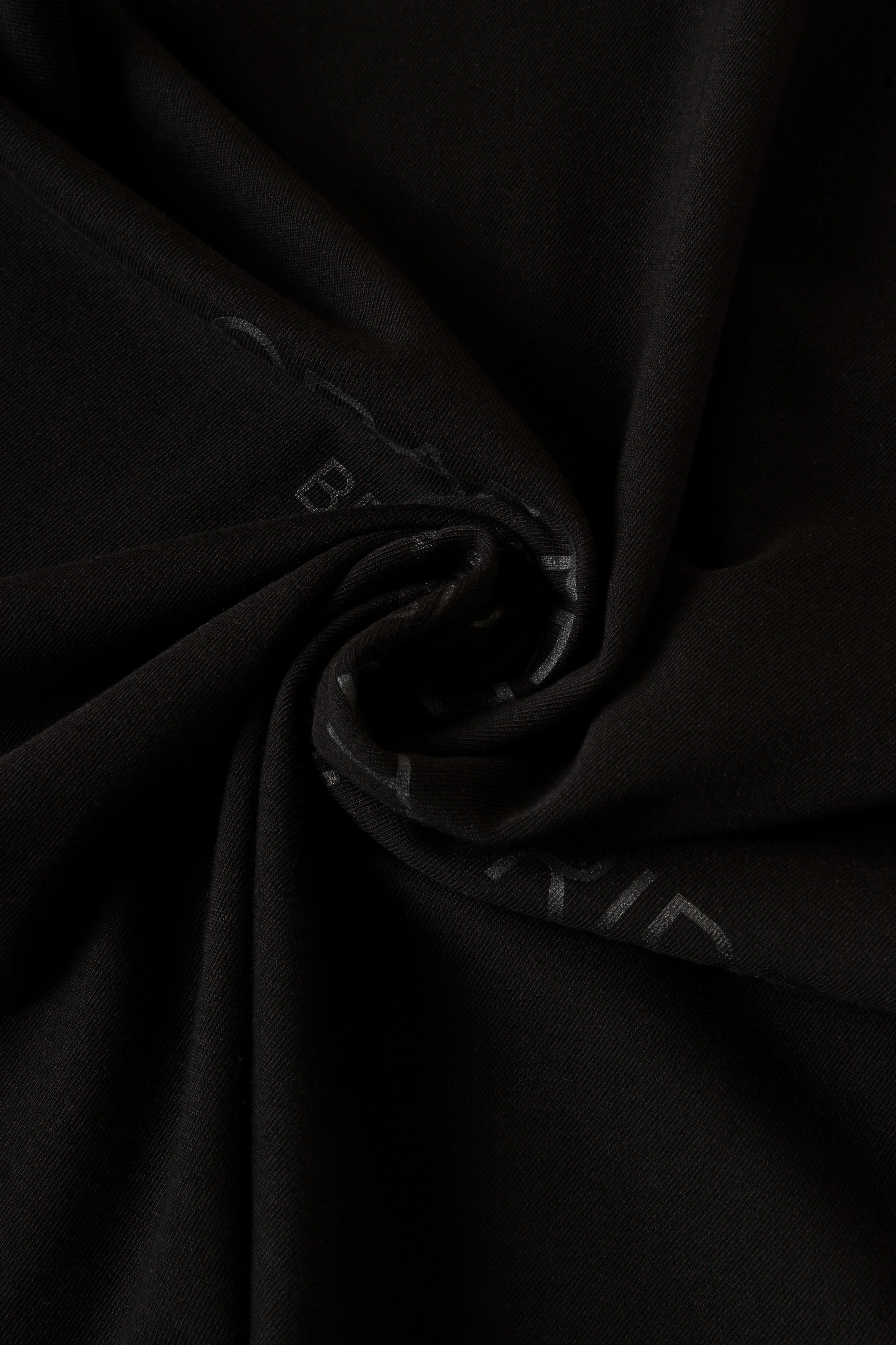 CAMISETA MANGA CORTA COLOR NEGRO