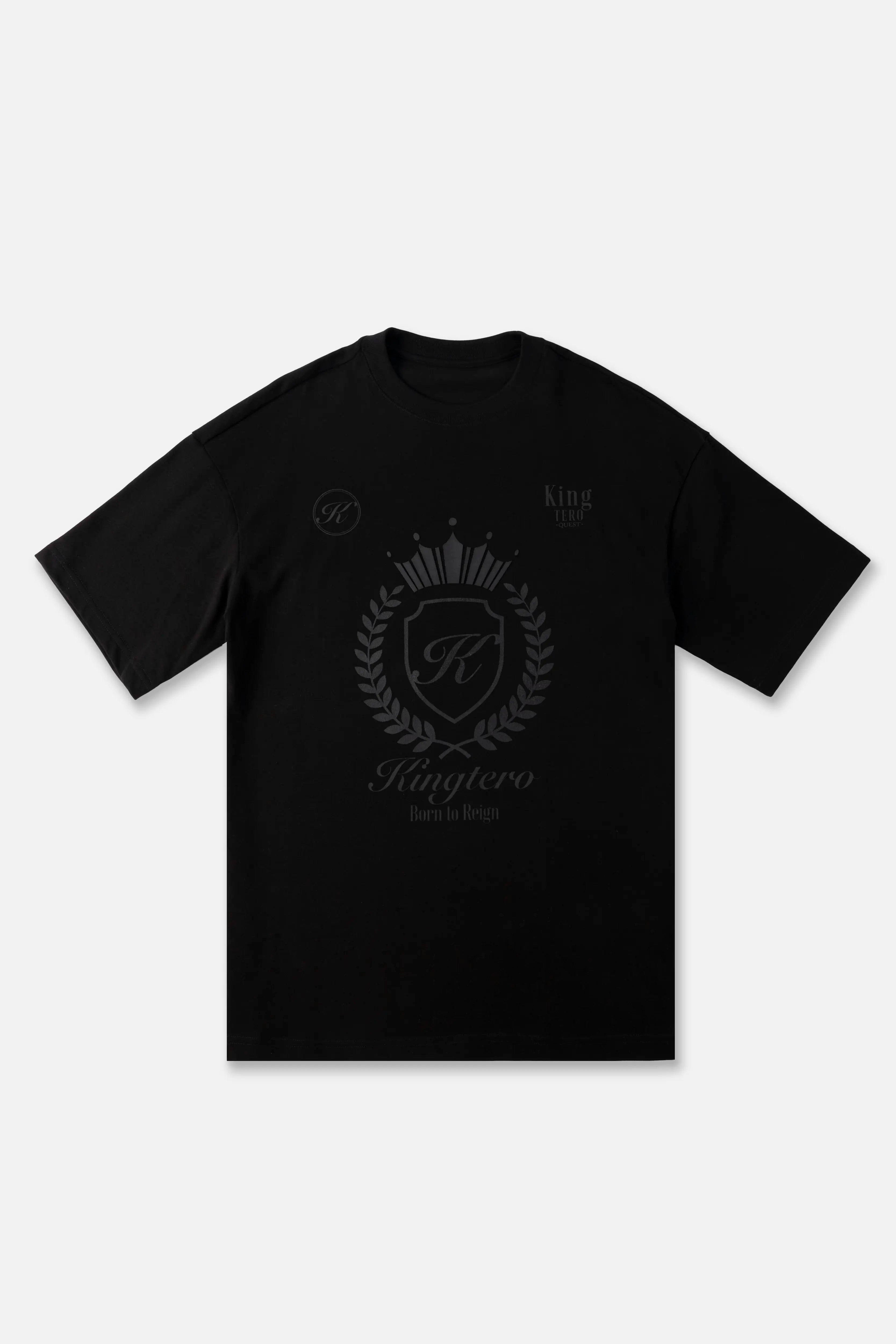 CAMISETA MANGA CORTA COLOR NEGRO