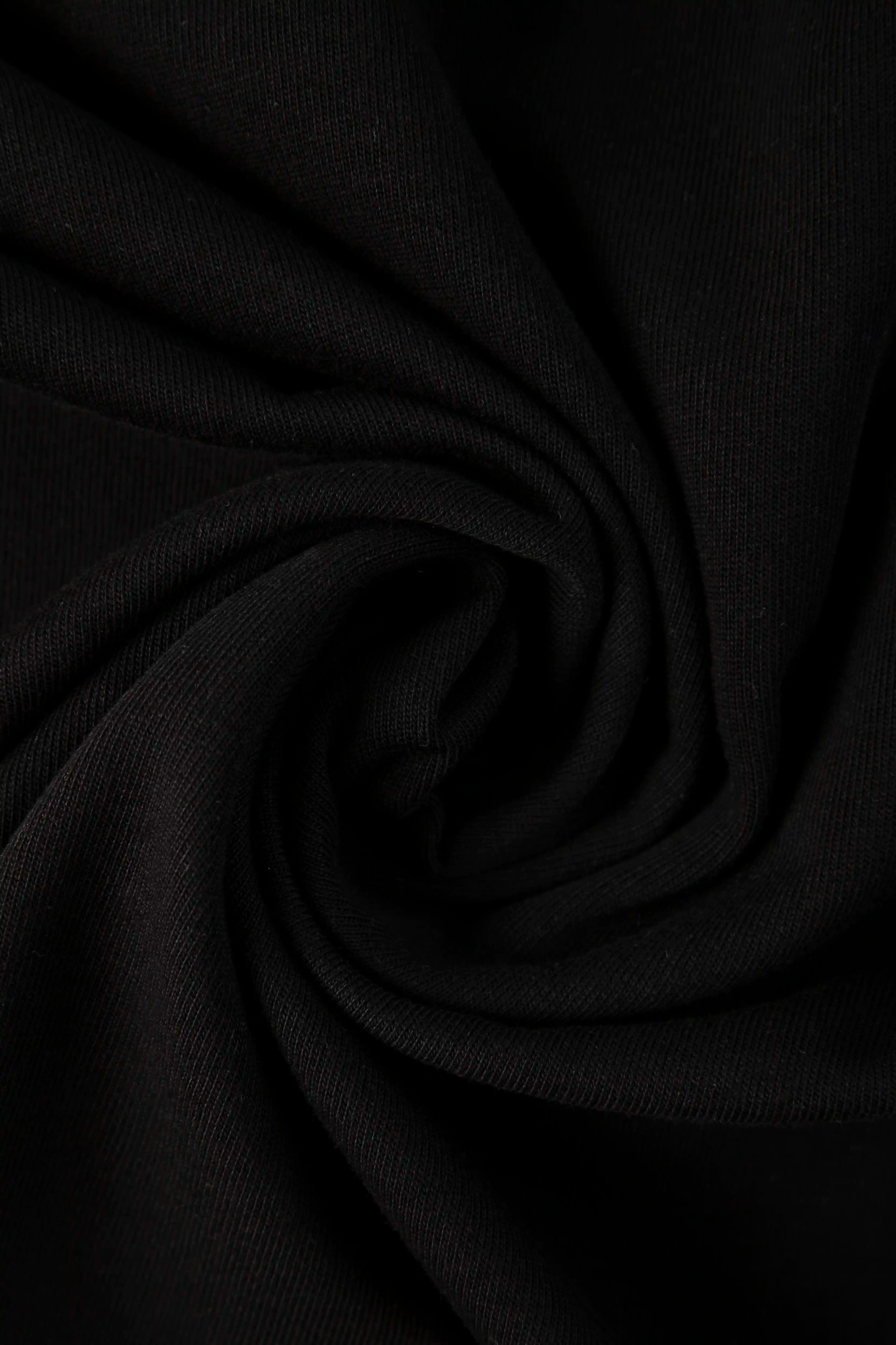 CAMISETA MANGA CORTA COLOR NEGRO