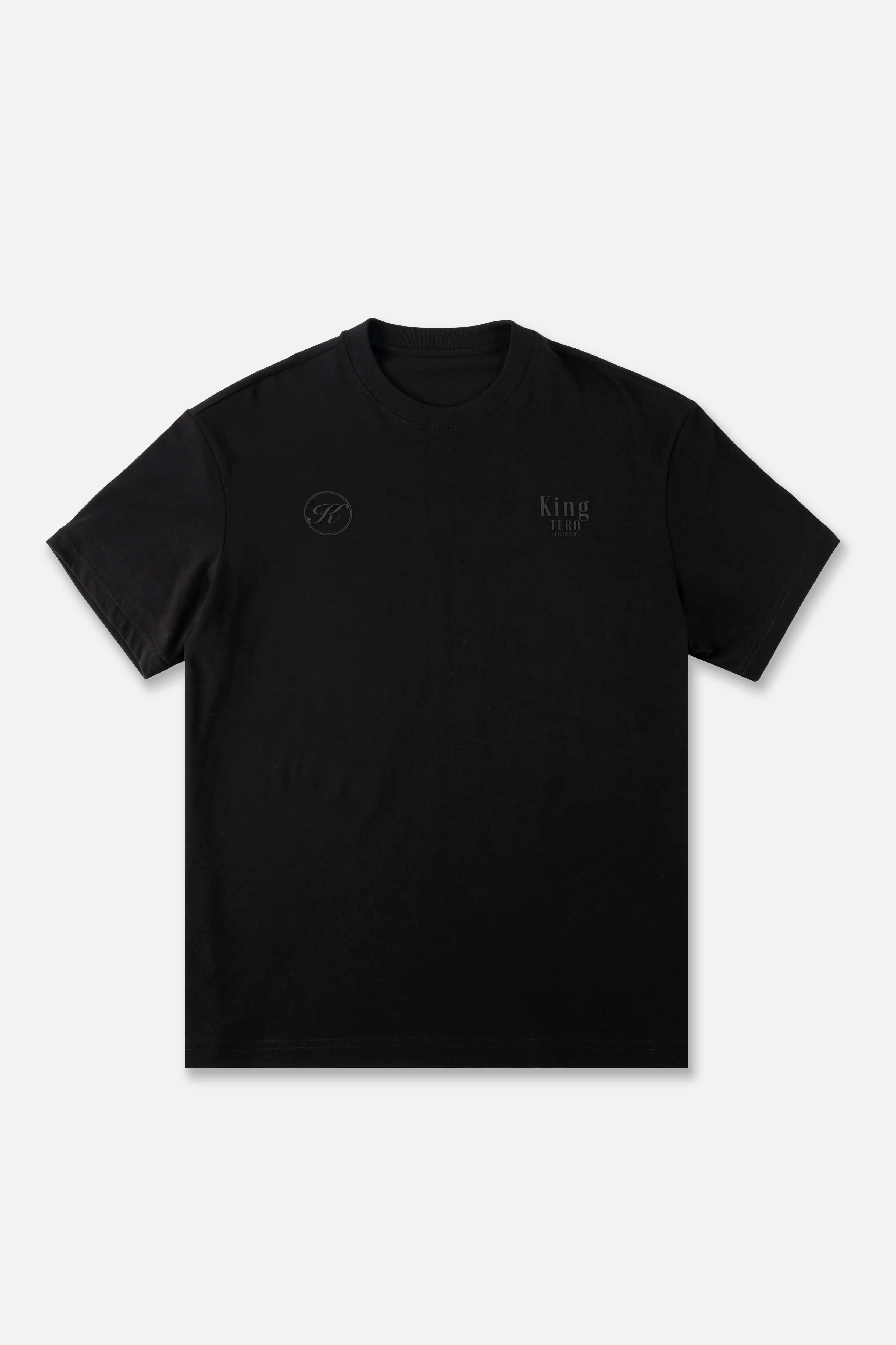 CAMISETA MANGA CORTA COLOR NEGRO