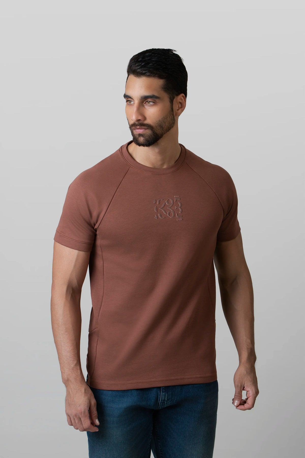 CAMISETA MANGA CORTA COLOR BRUNETTE