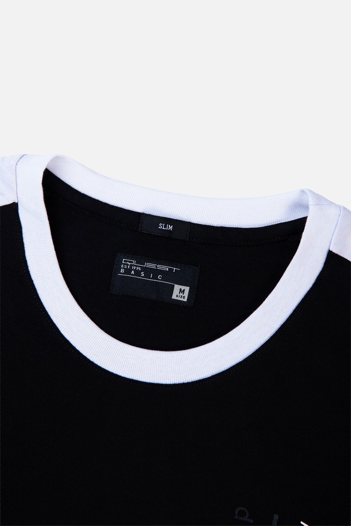 CAMISETA MANGA CORTA COLOR NEGRO