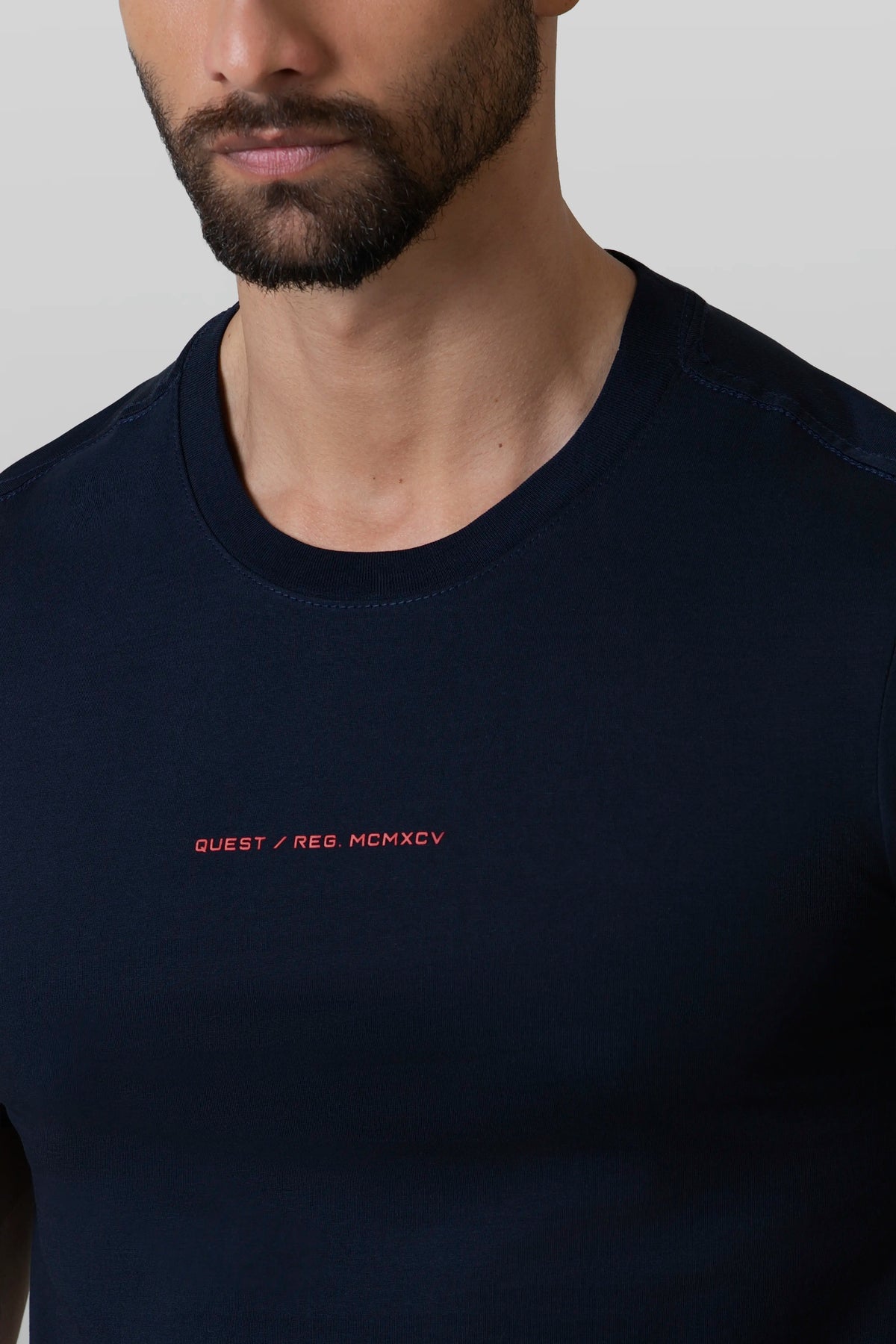 CAMISETA MANGA CORTA COLOR AZUL OSCURO