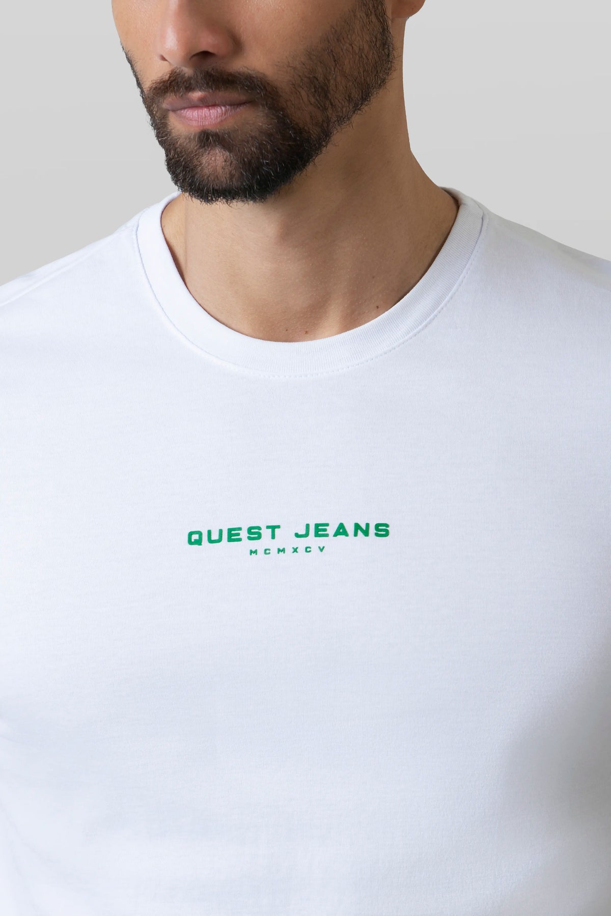CAMISETA MANGA CORTA COLOR BLANCO OPTICO