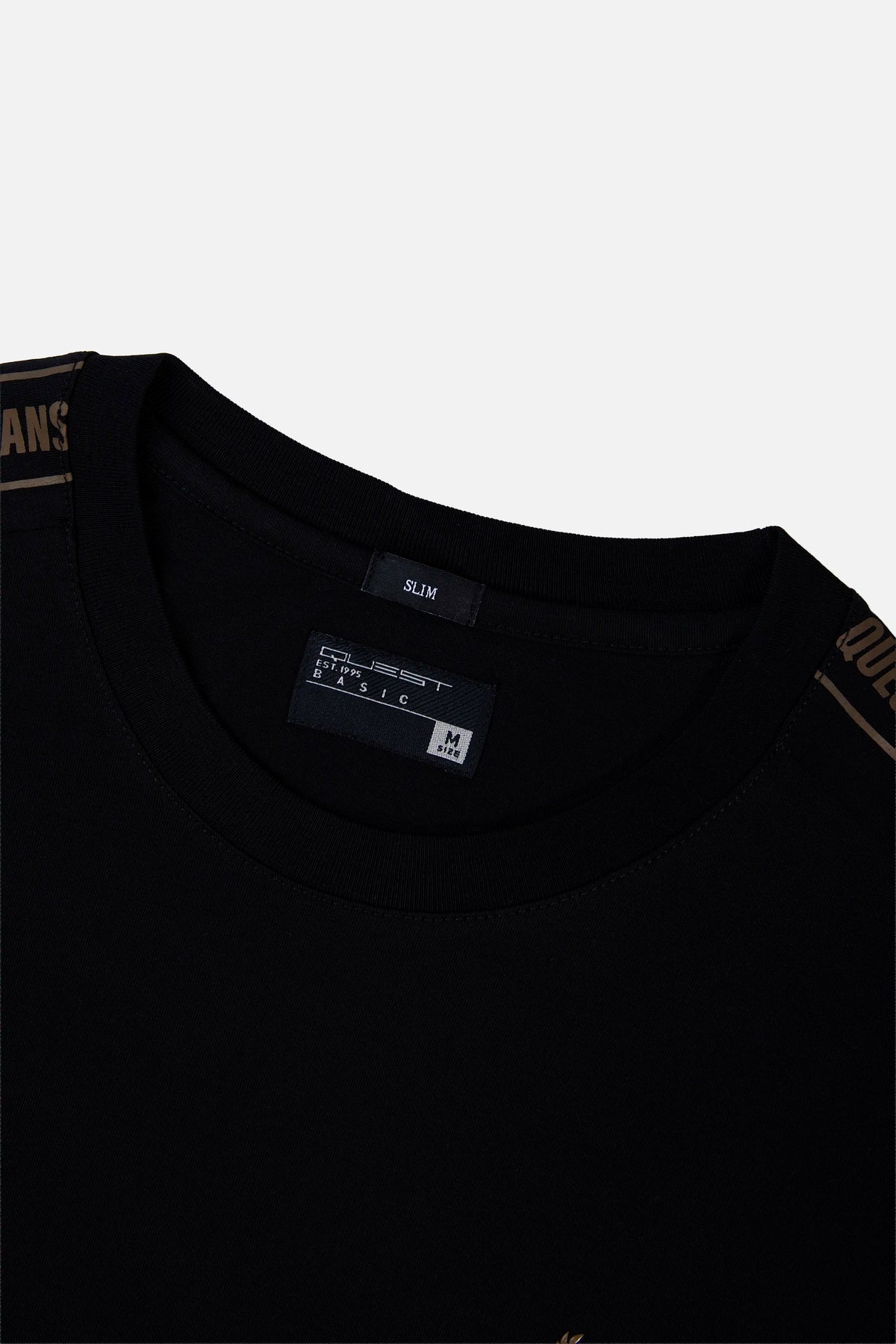 CAMISETA MANGA CORTA COLOR NEGRO