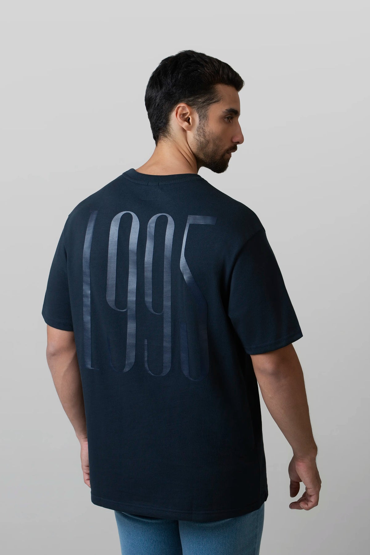 CAMISETA MANGA CORTA COLOR AZUL OSCURO