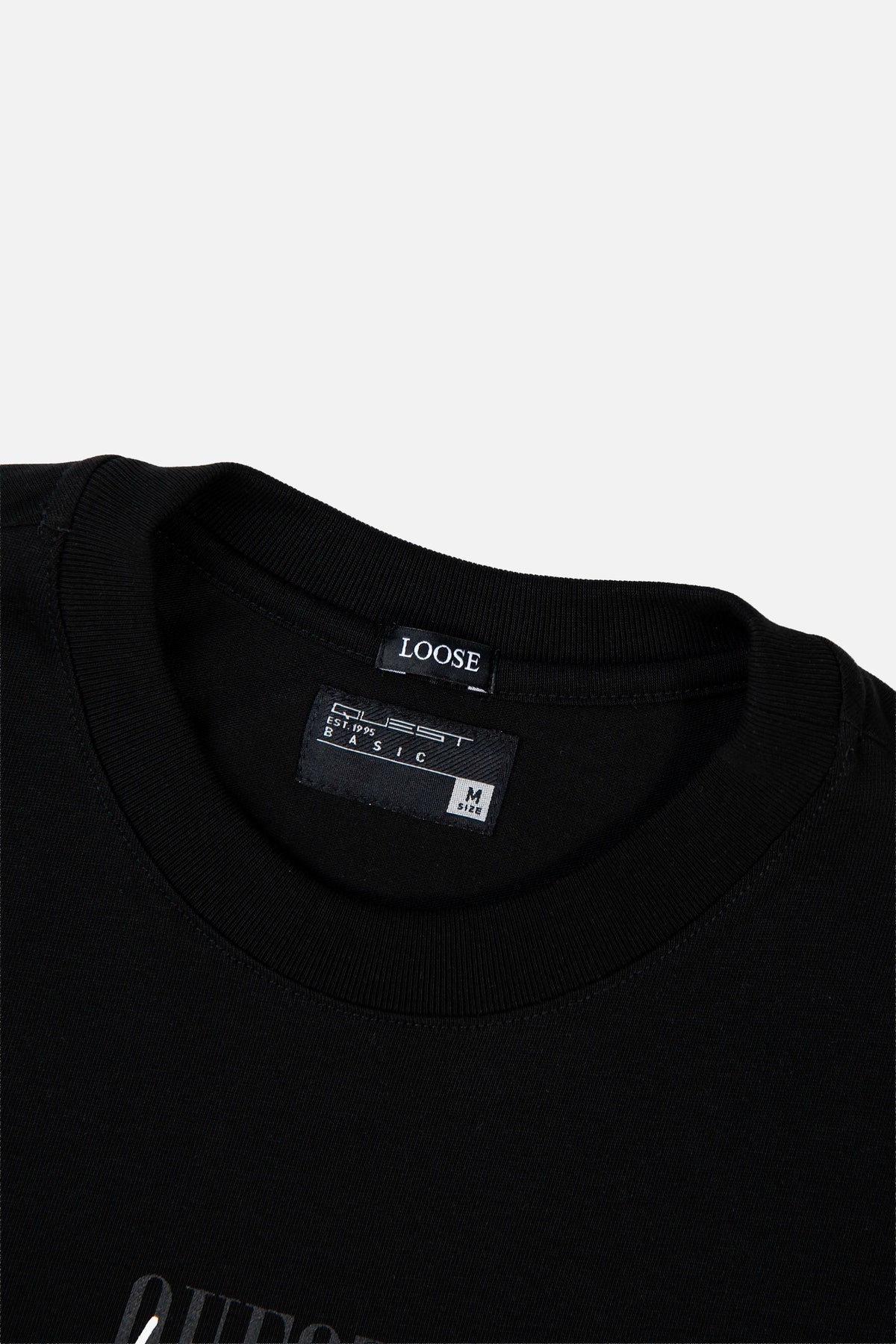 CAMISETA MANGA CORTA COLOR NEGRO