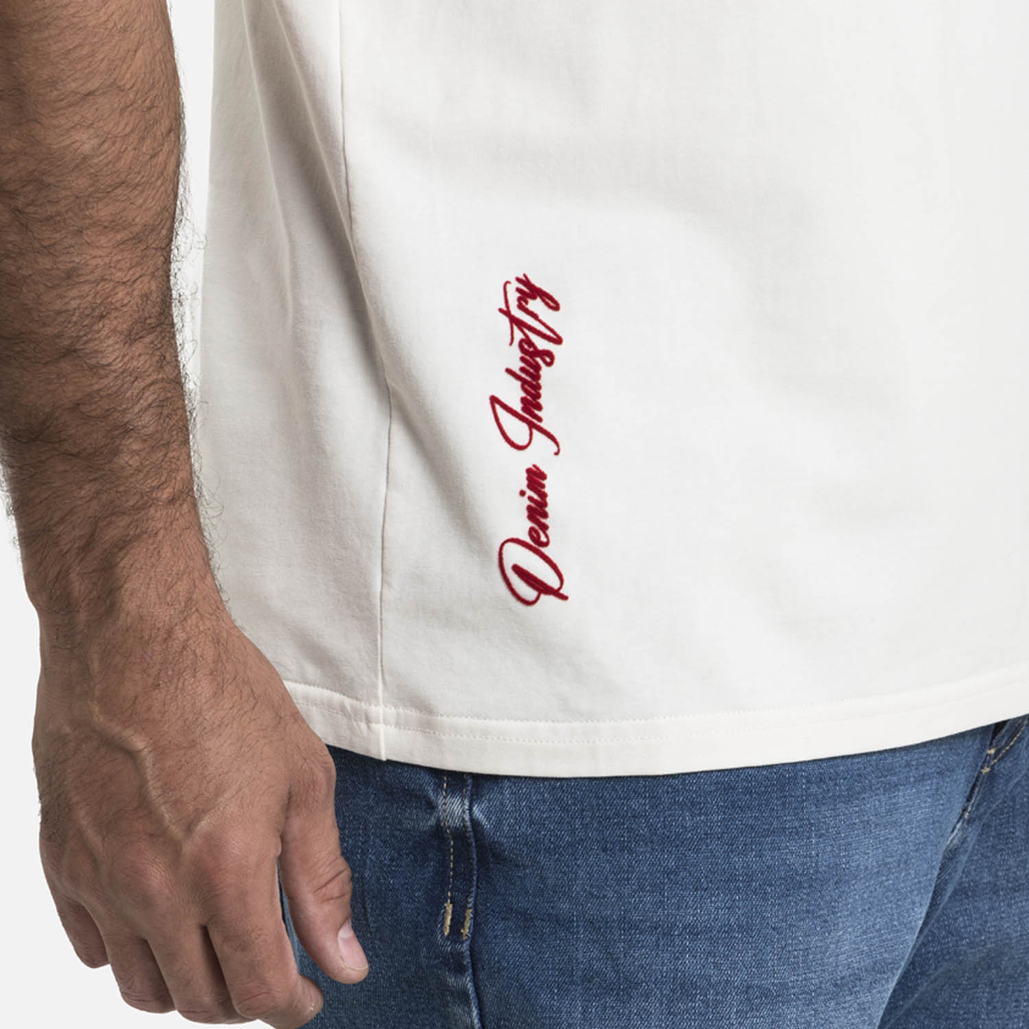 CAMISETA PREMIUM MANGA CORTA COLOR IVORY