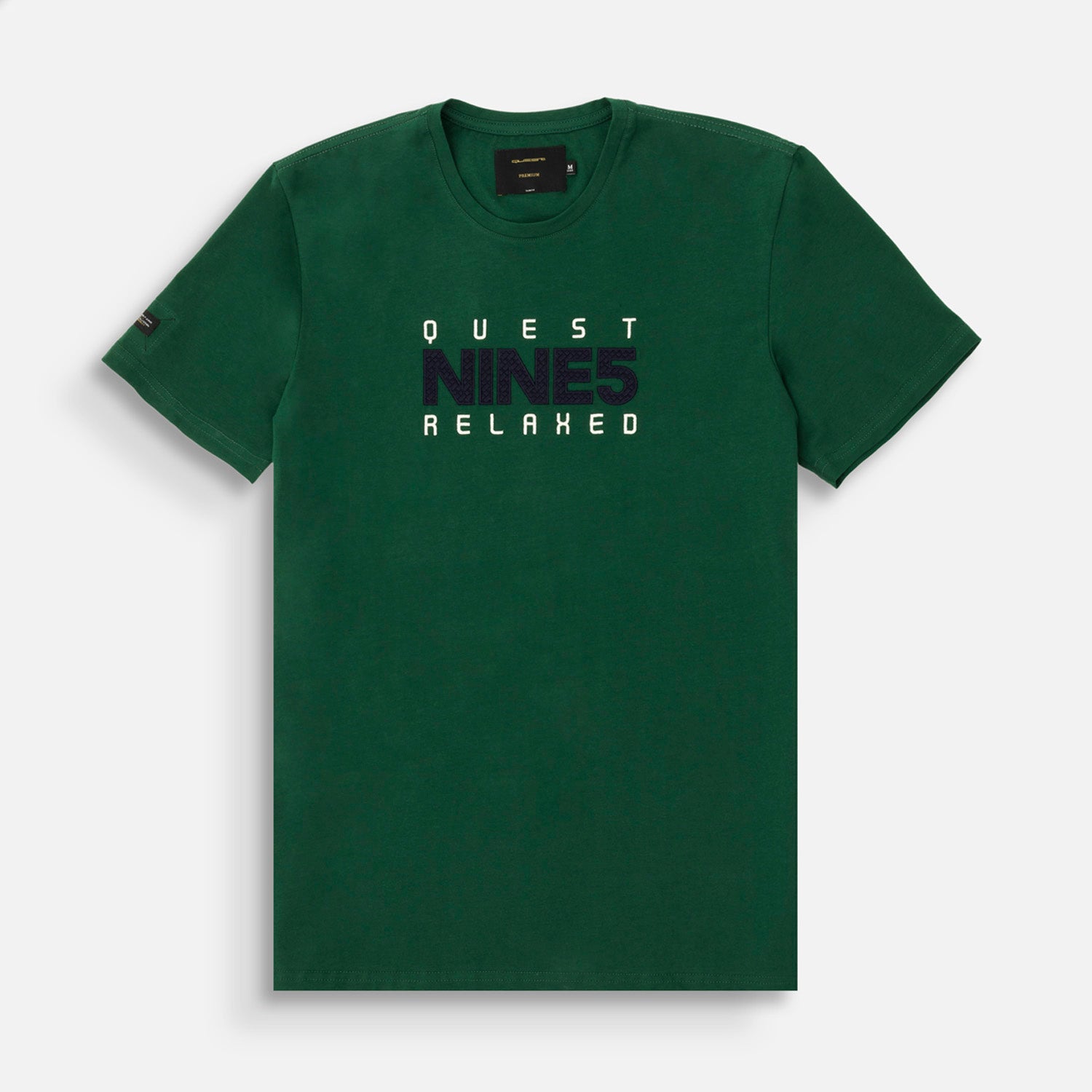 CAMISETA PREMIUM MANGA CORTA COLOR VERDE PRADERA