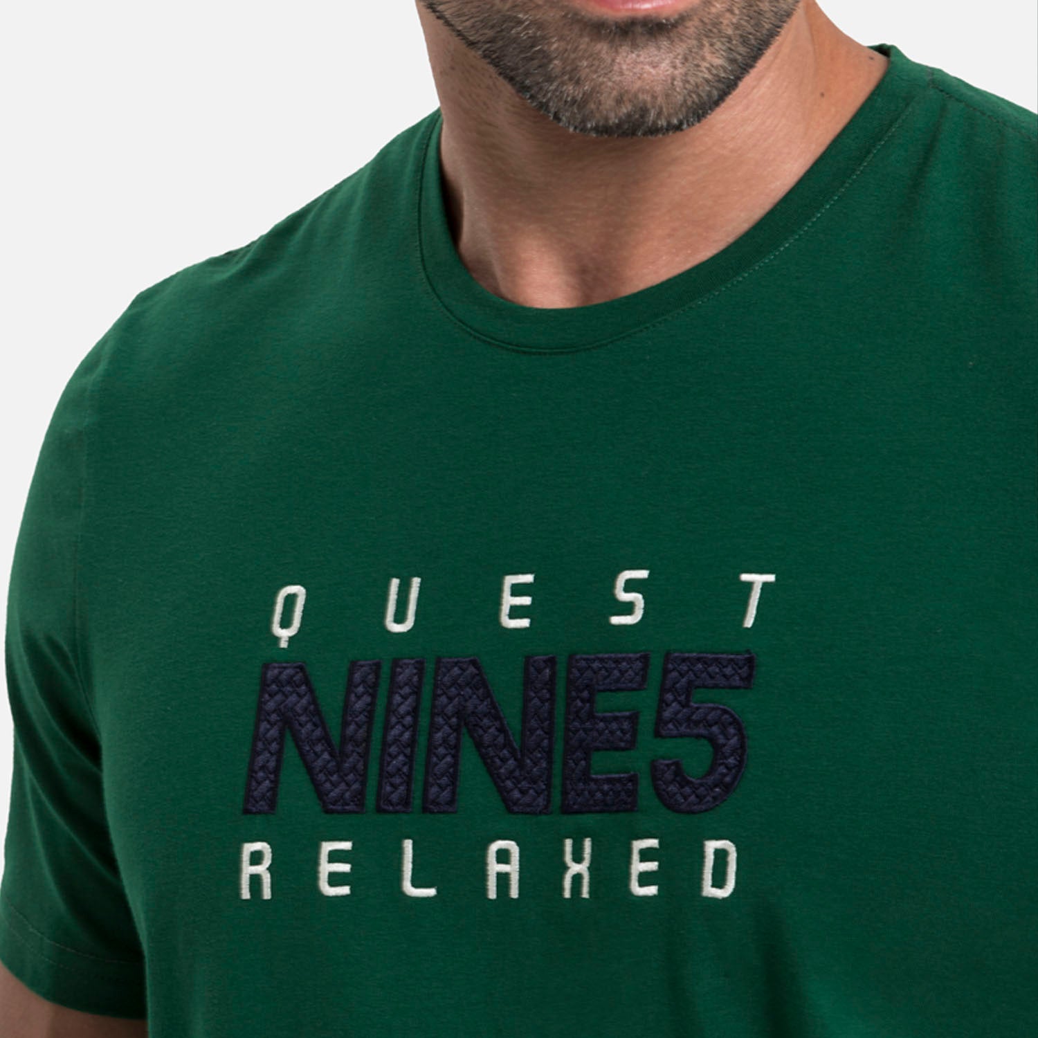 CAMISETA PREMIUM MANGA CORTA COLOR VERDE PRADERA