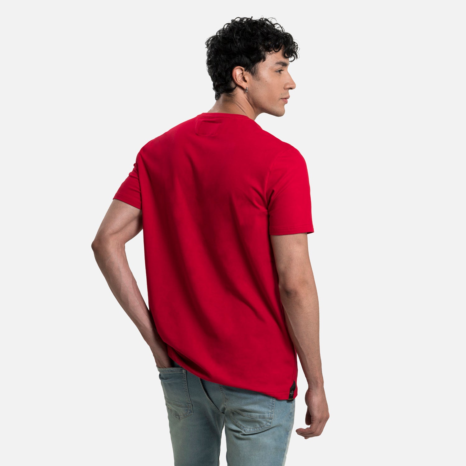 CAMISETA PREMIUM MANGA CORTA COLOR ROJO