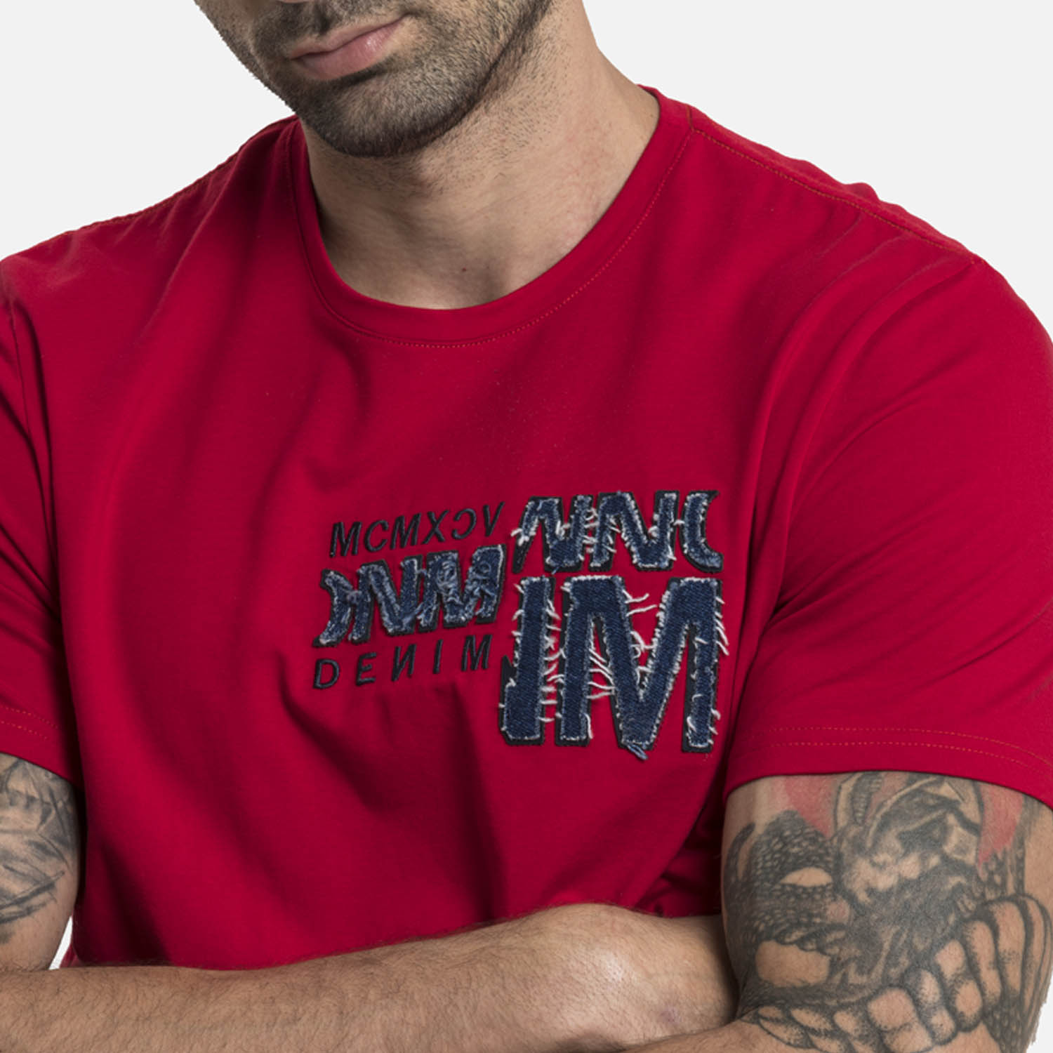 CAMISETA PREMIUM MANGA CORTA COLOR ROJO