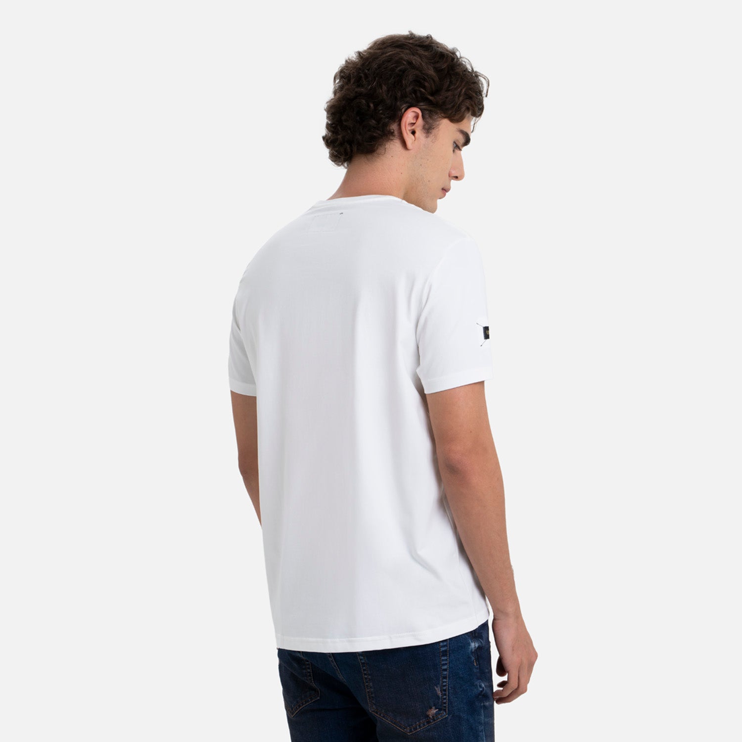 CAMISETA PREMIUM MANGA CORTA COLOR IVORY