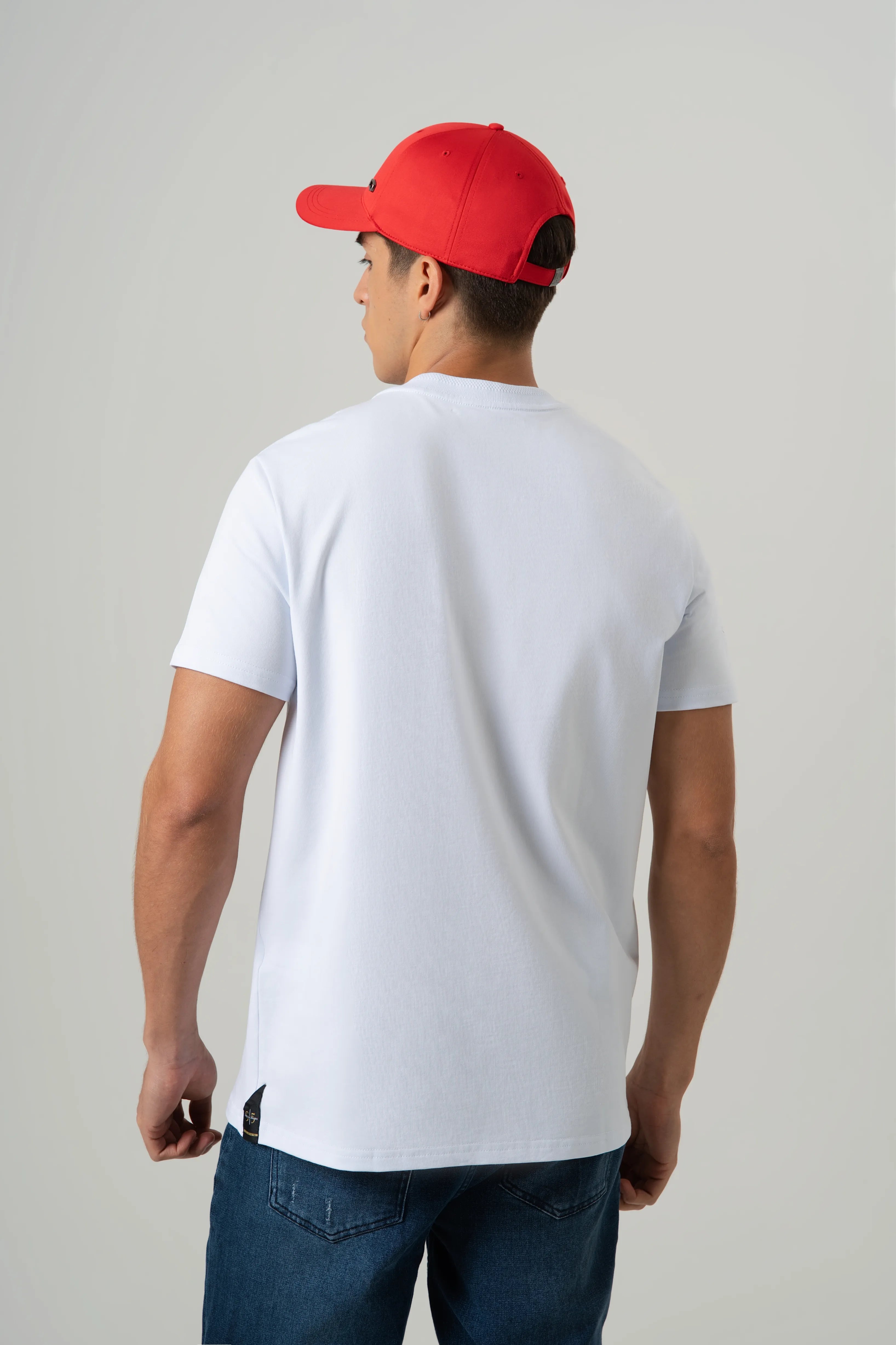 CAMISETA PREMIUM MANGA CORTA COLOR BLANCO OPTICO