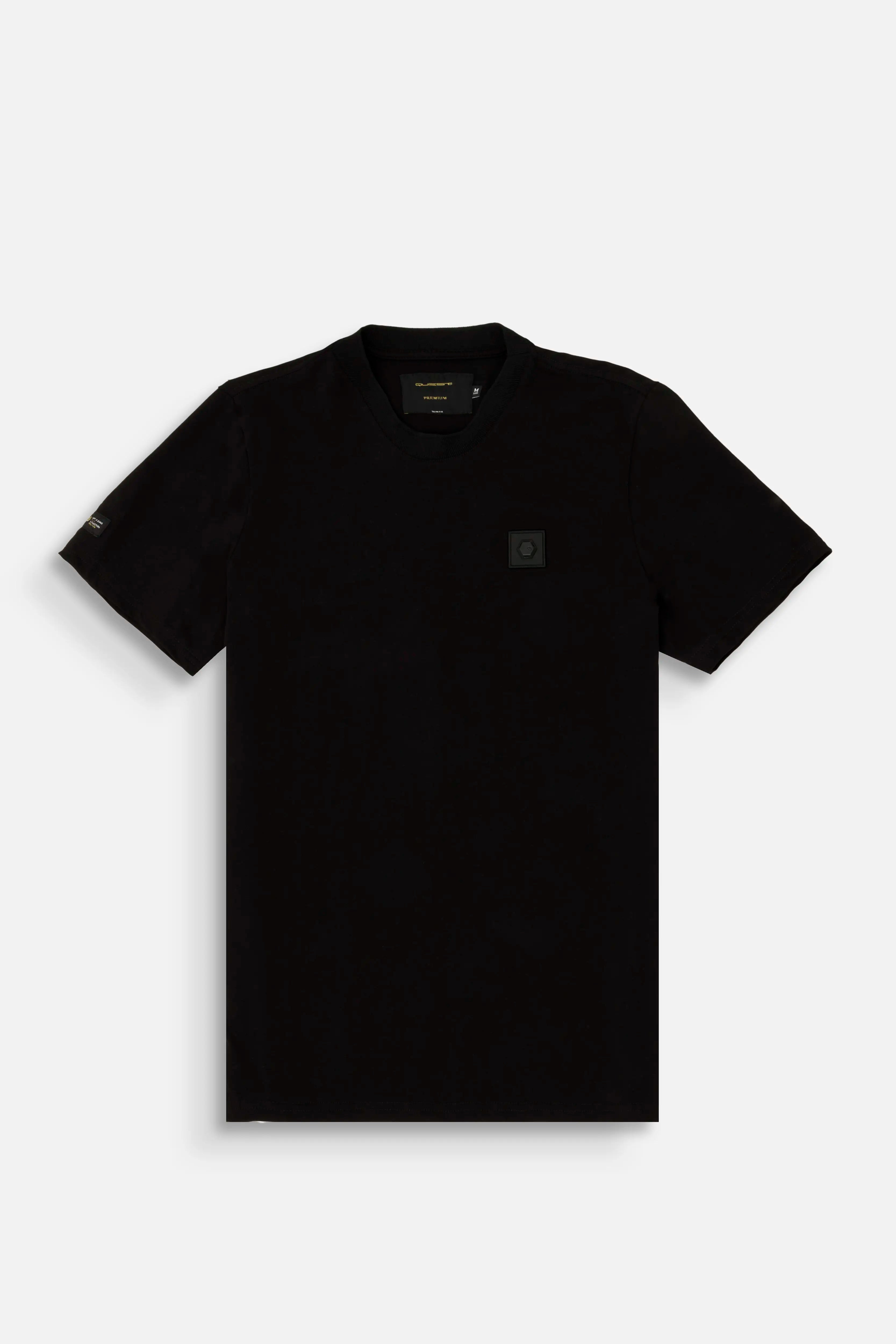 CAMISETA PREMIUM MANGA CORTA COLOR NEGRO