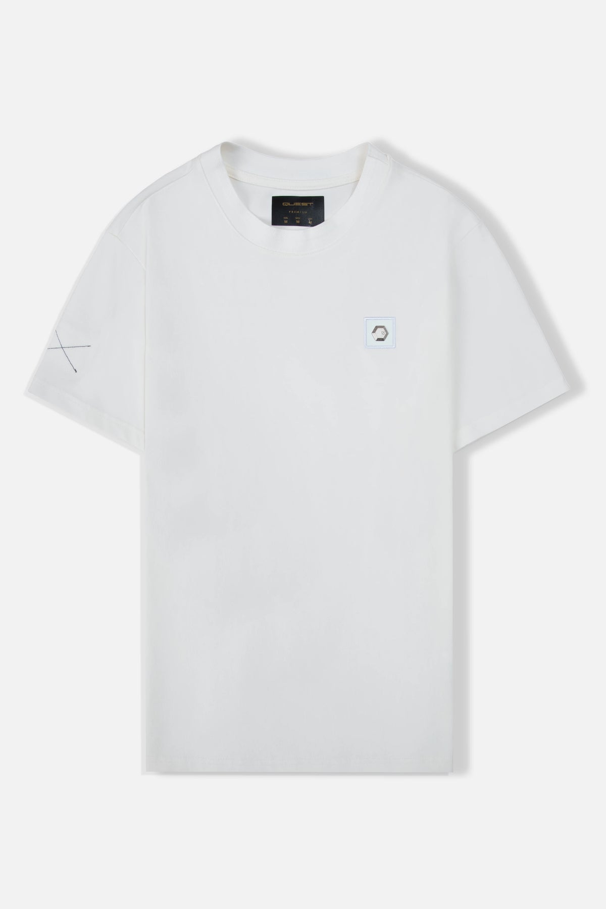 CAMISETA PREMIUM MANGA CORTA COLOR IVORY