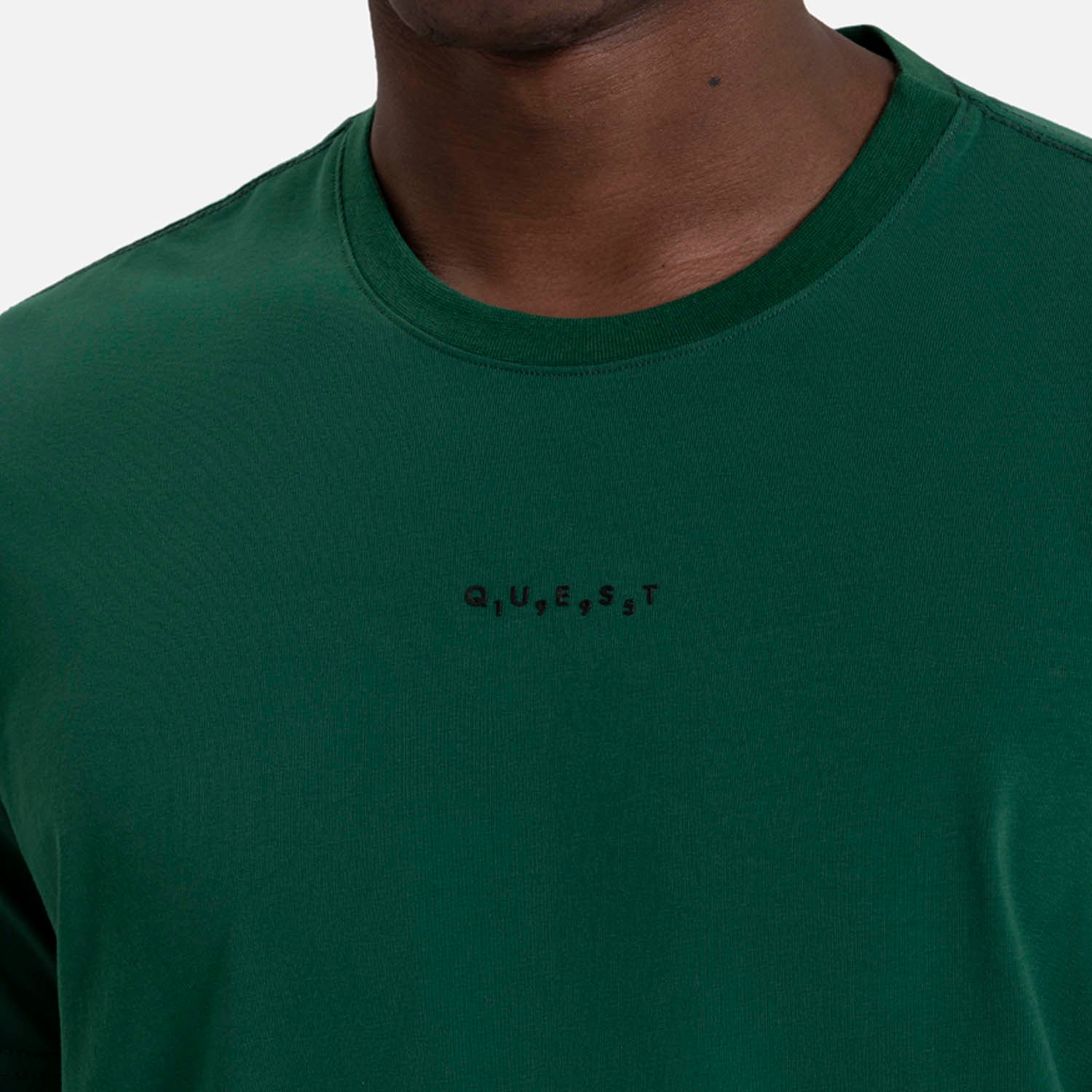 CAMISETA PREMIUM MANGA CORTA COLOR VERDE PRADERA