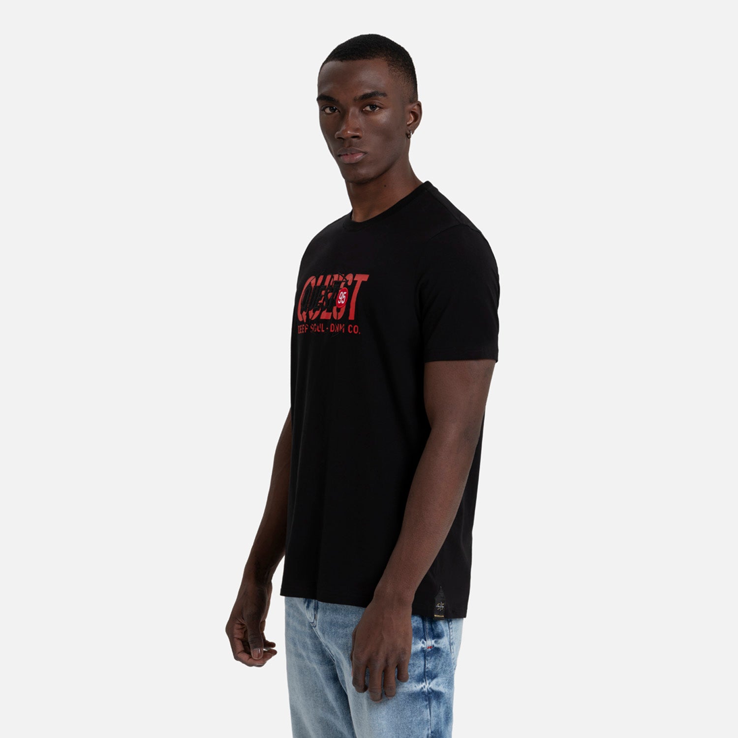 CAMISETA PREMIUM MANGA CORTA COLOR NEGRO