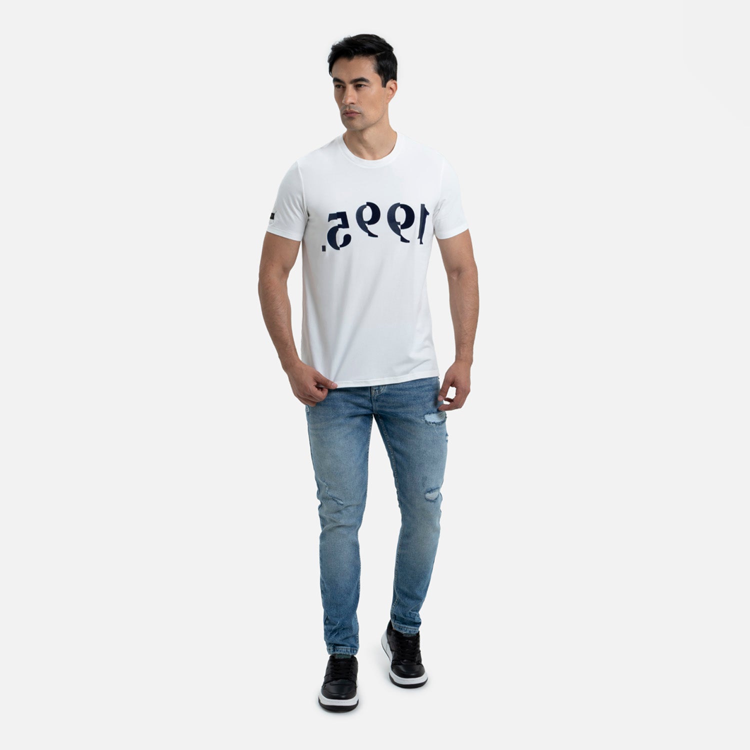 CAMISETA PREMIUM MANGA CORTA COLOR IVORY