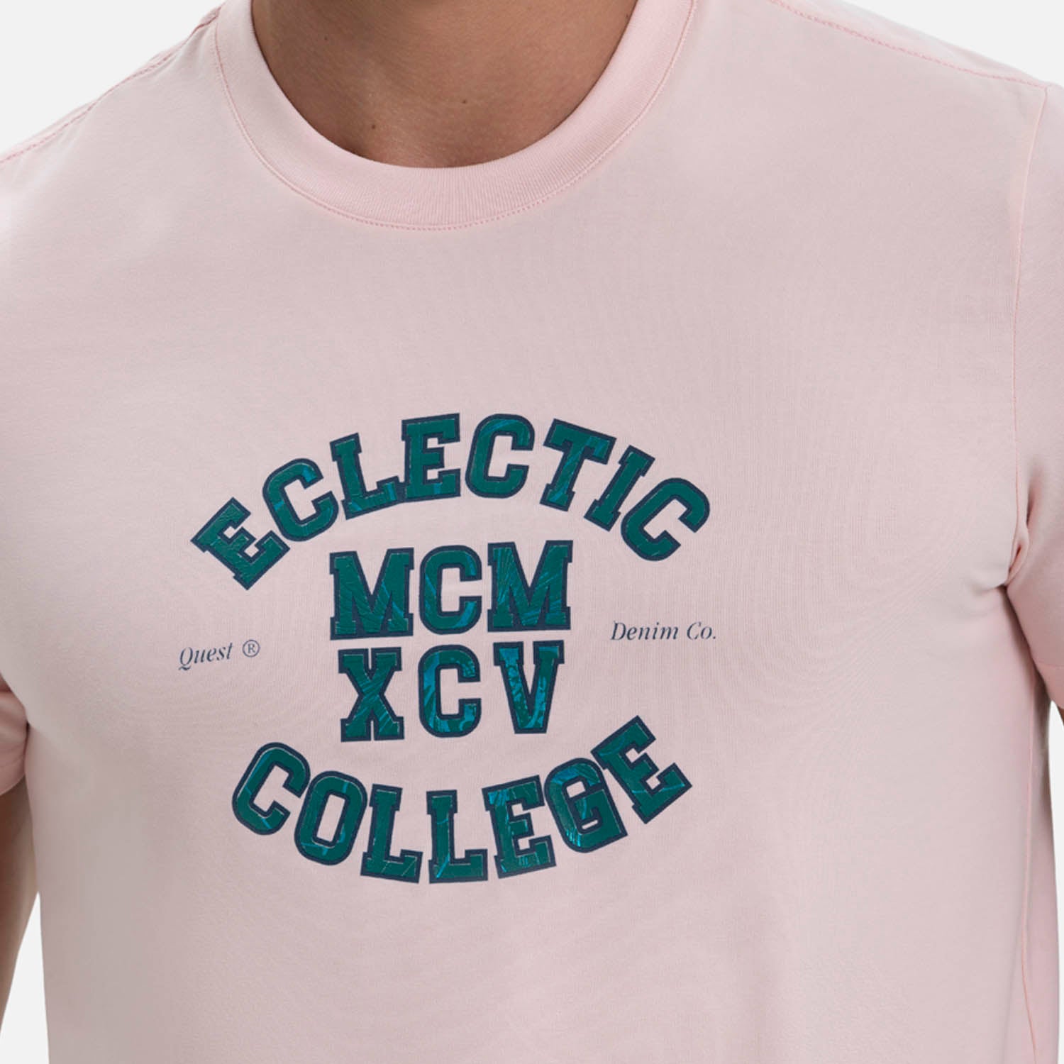 CAMISETA PREMIUM MANGA CORTA COLOR ROSADO FRESA