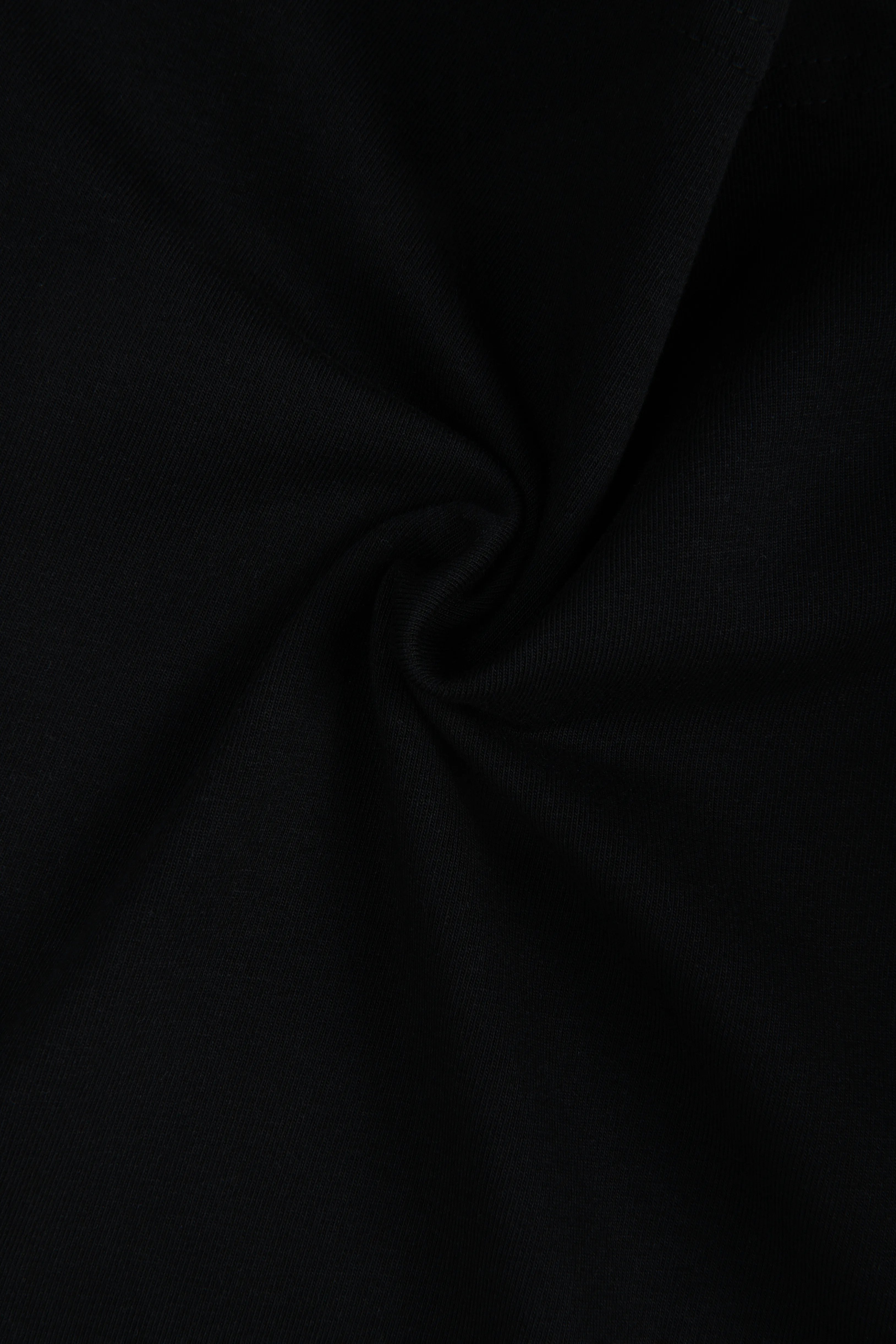 CAMISETA PREMIUM MANGA CORTA COLOR NEGRO