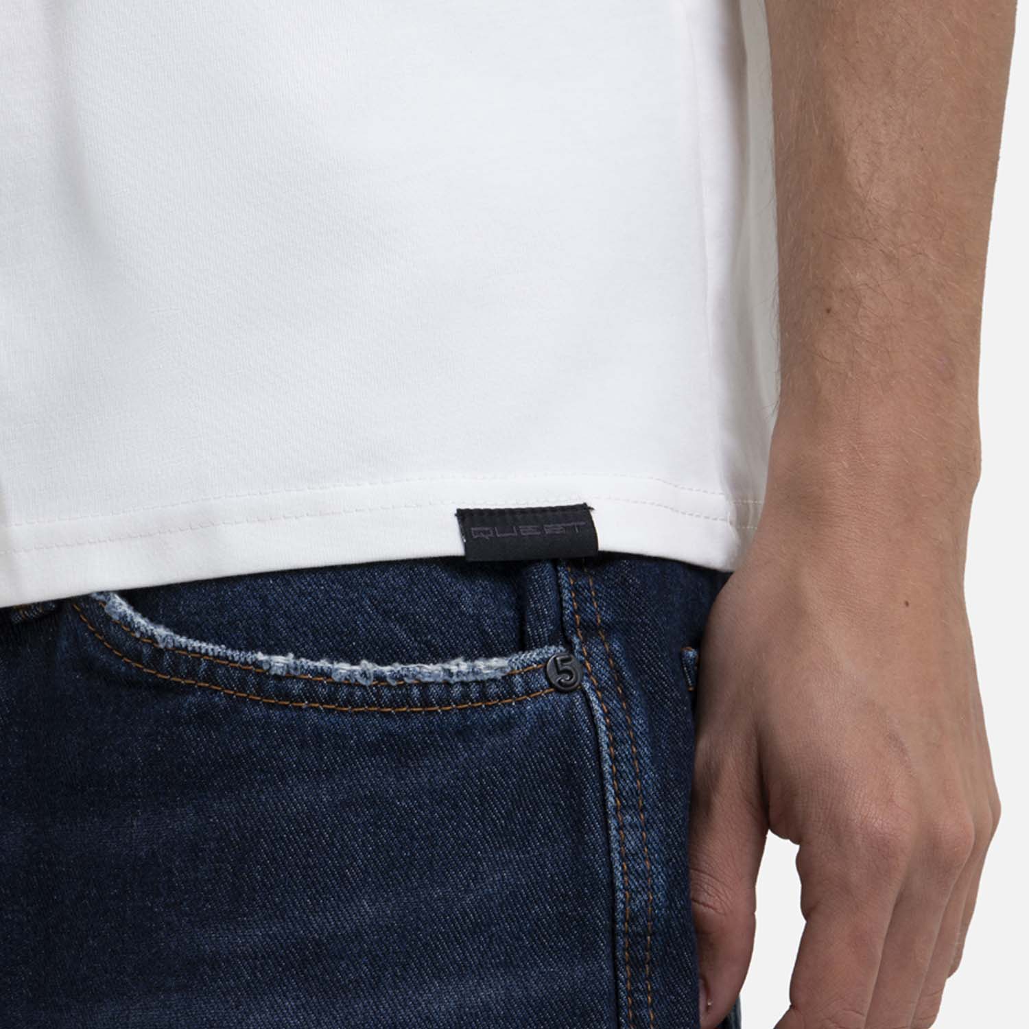 CAMISETA PREMIUM MANGA CORTA COLOR IVORY