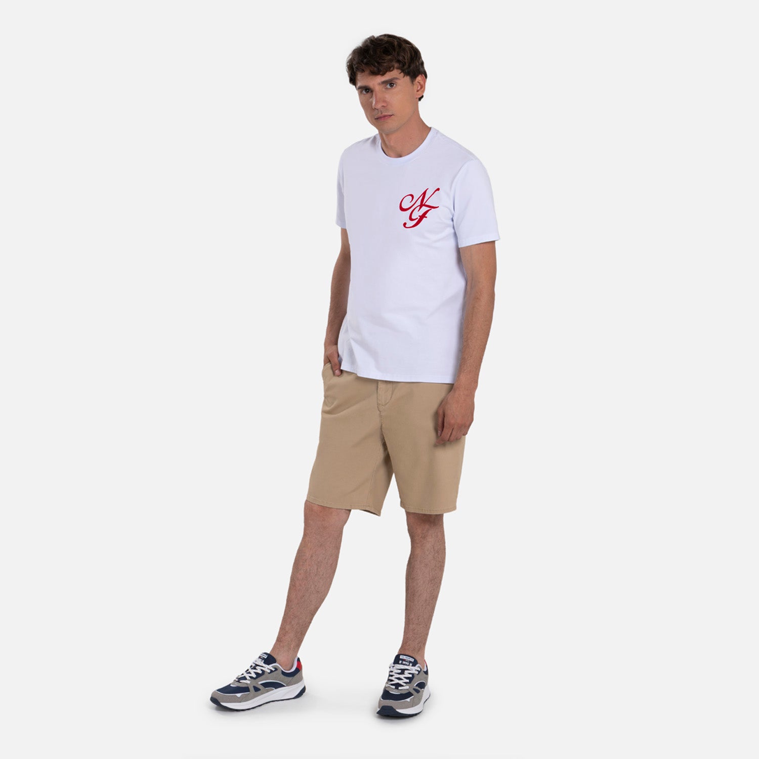 CAMISETA PREMIUM MANGA CORTA COLOR BLANCO OPTICO