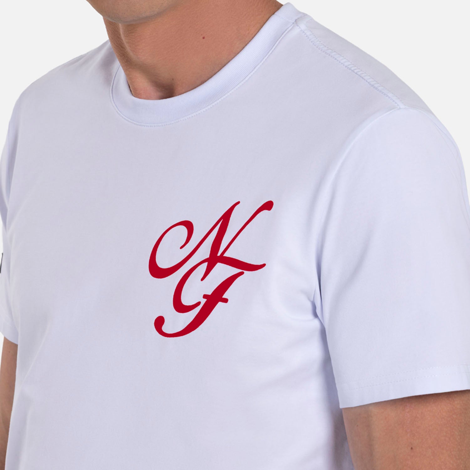 CAMISETA PREMIUM MANGA CORTA COLOR BLANCO OPTICO