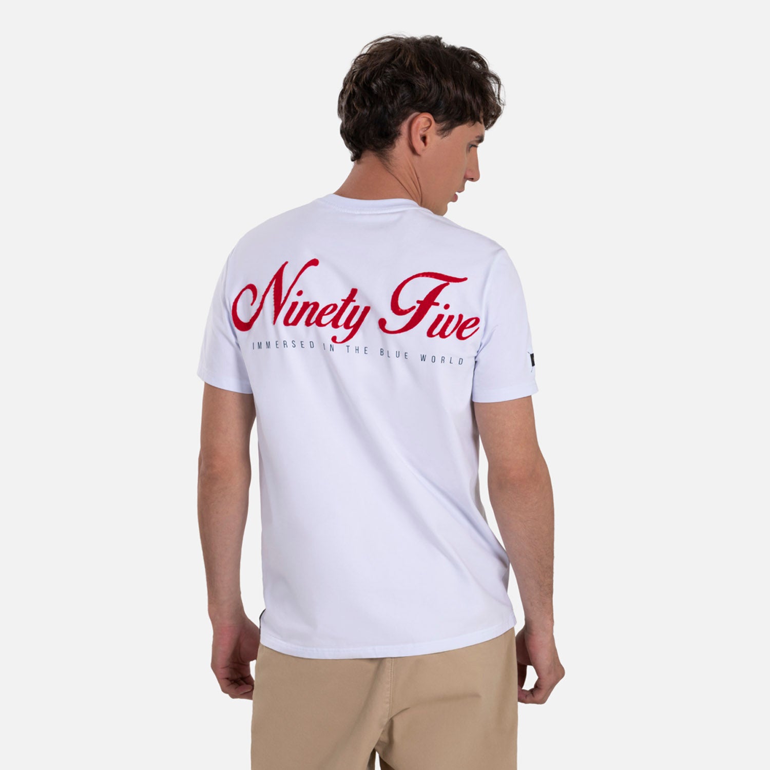 CAMISETA PREMIUM MANGA CORTA COLOR BLANCO OPTICO